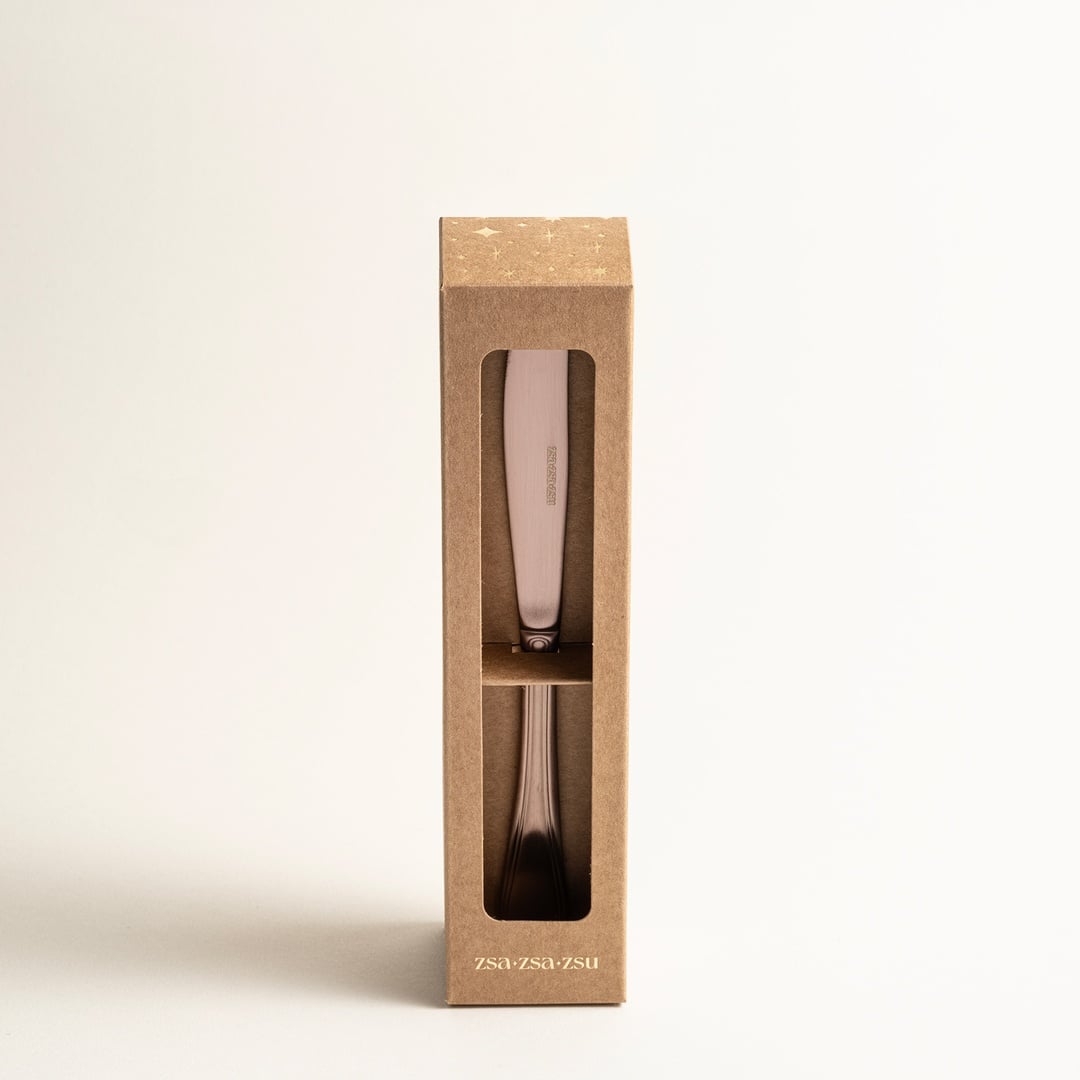 Dume Çelik Tatlı Bıçağı 2x20x0.2 Cm Mat Çikolata