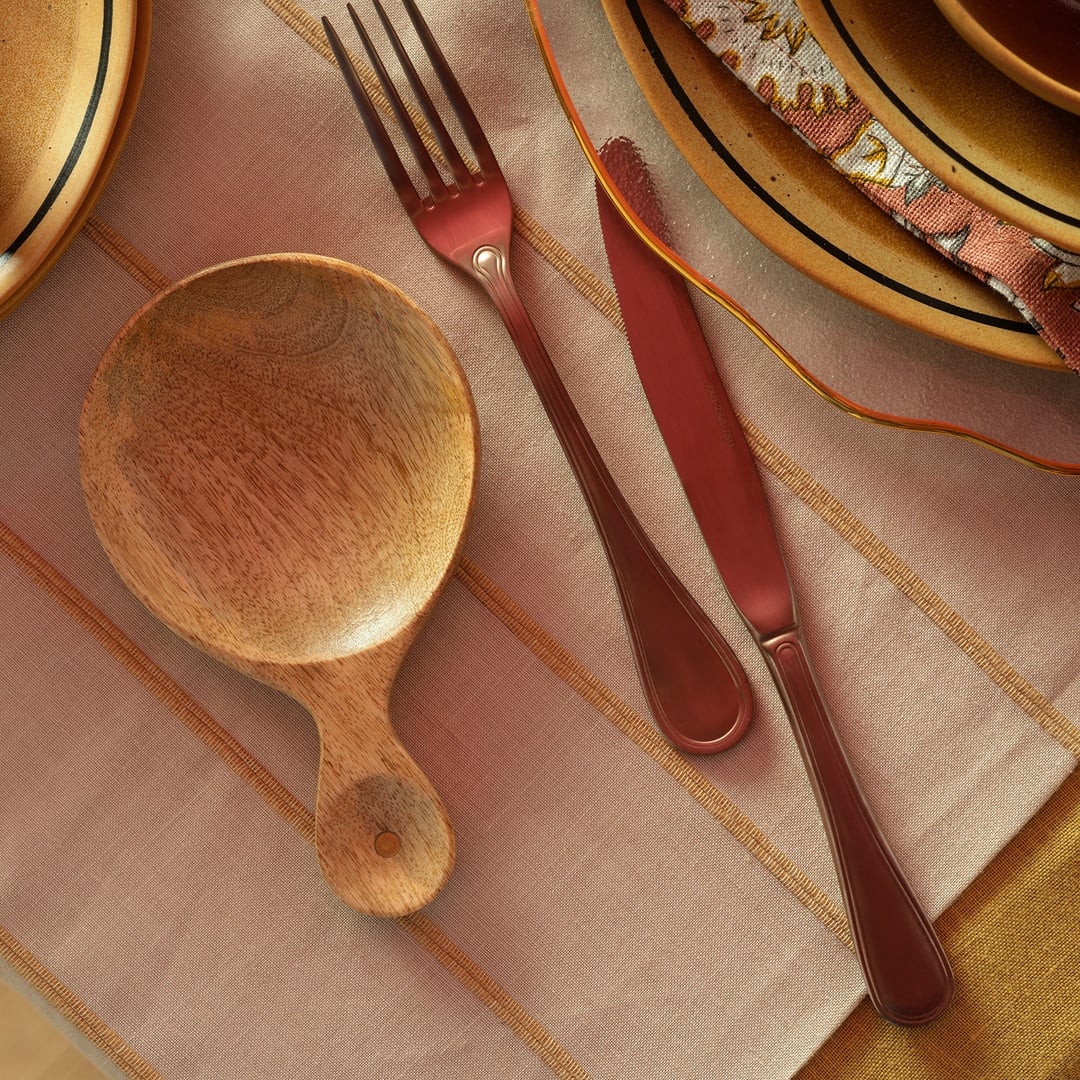 Dume Çelik Tatlı Çatalı 3x20x0.2 Cm Mat Çikolata