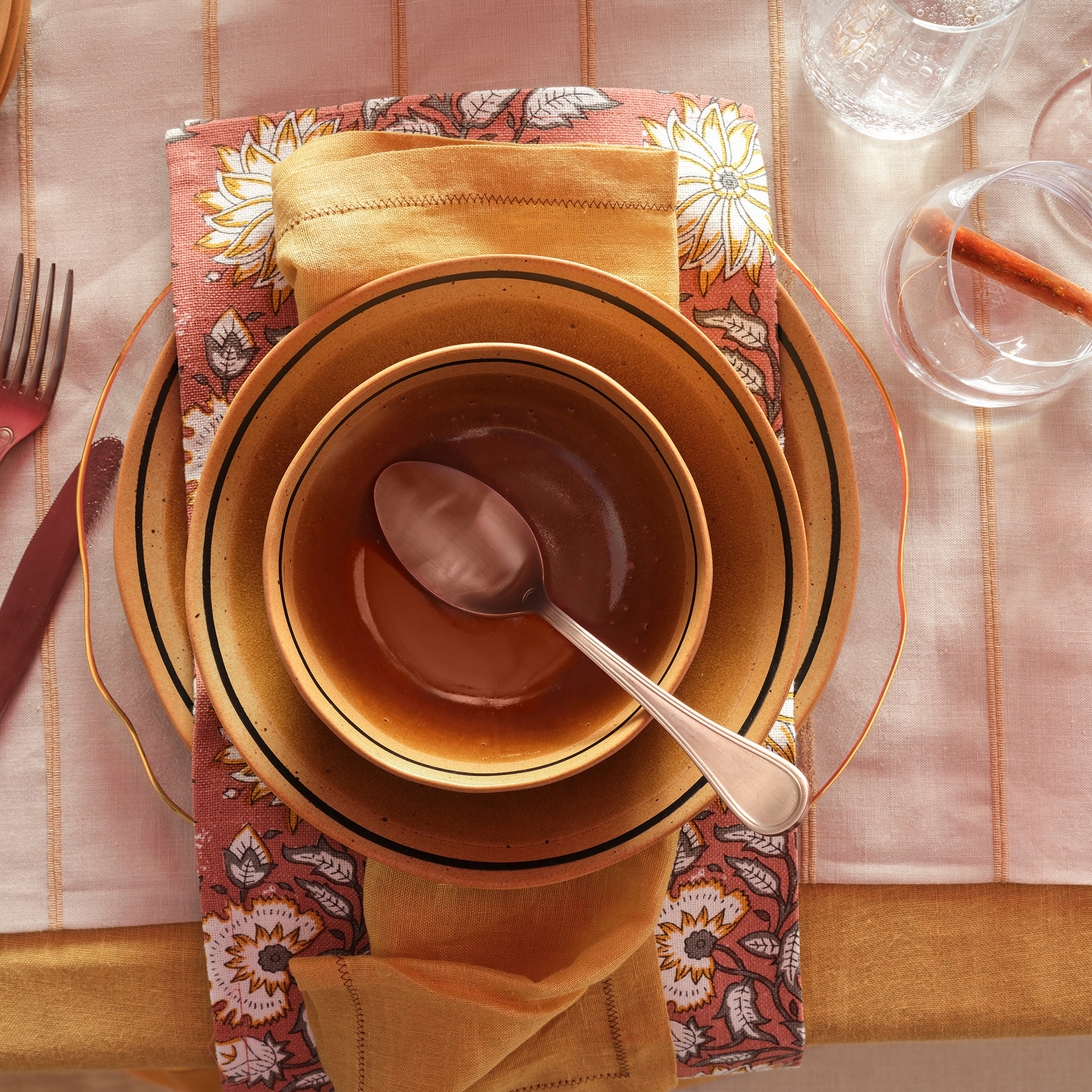 Dume Çelik Tatlı Kaşığı 4x20x0.2 Cm Mat Çikolata