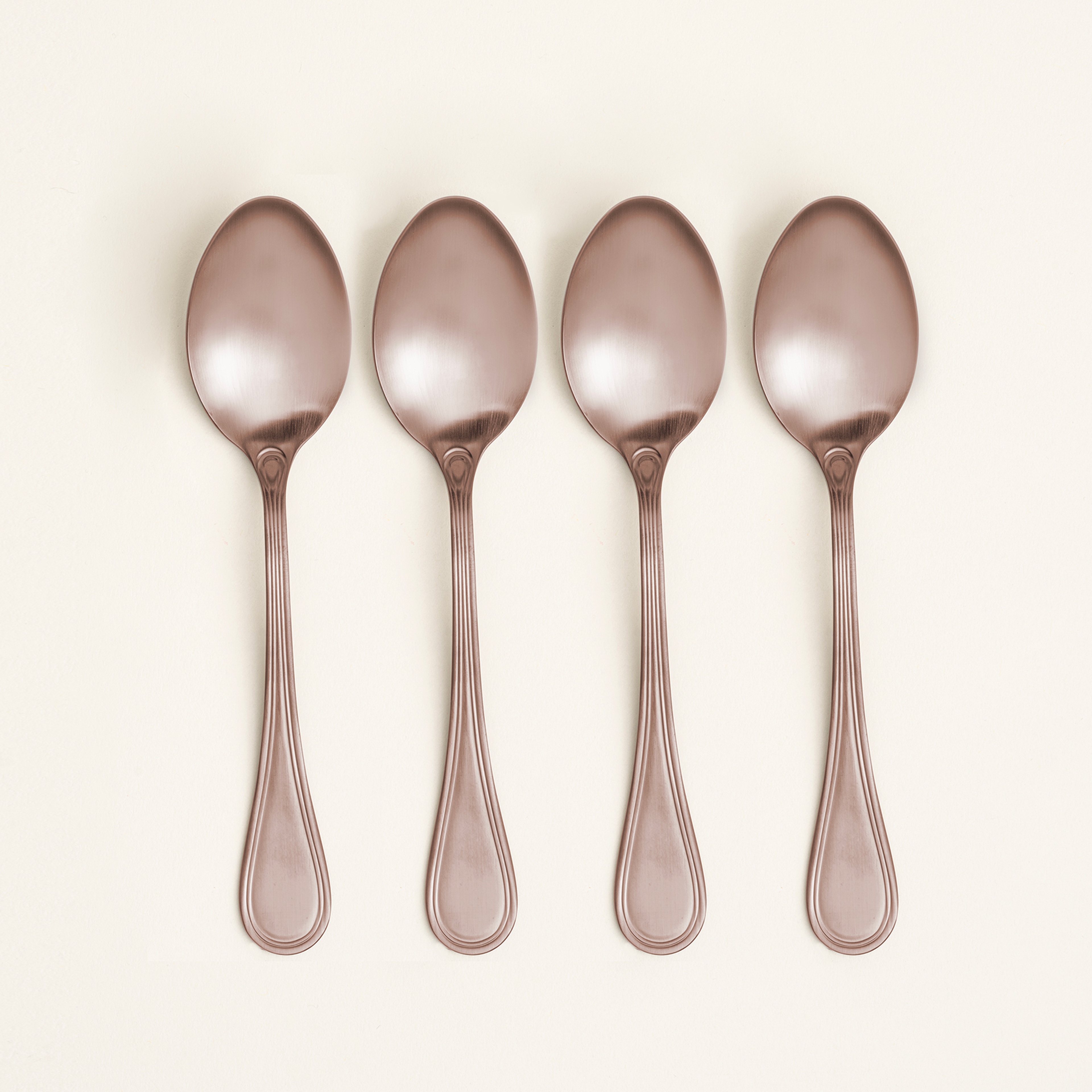 Dume Çelik Yemek Kaşığı 4x23x0.3 Cm Mat Çikolata