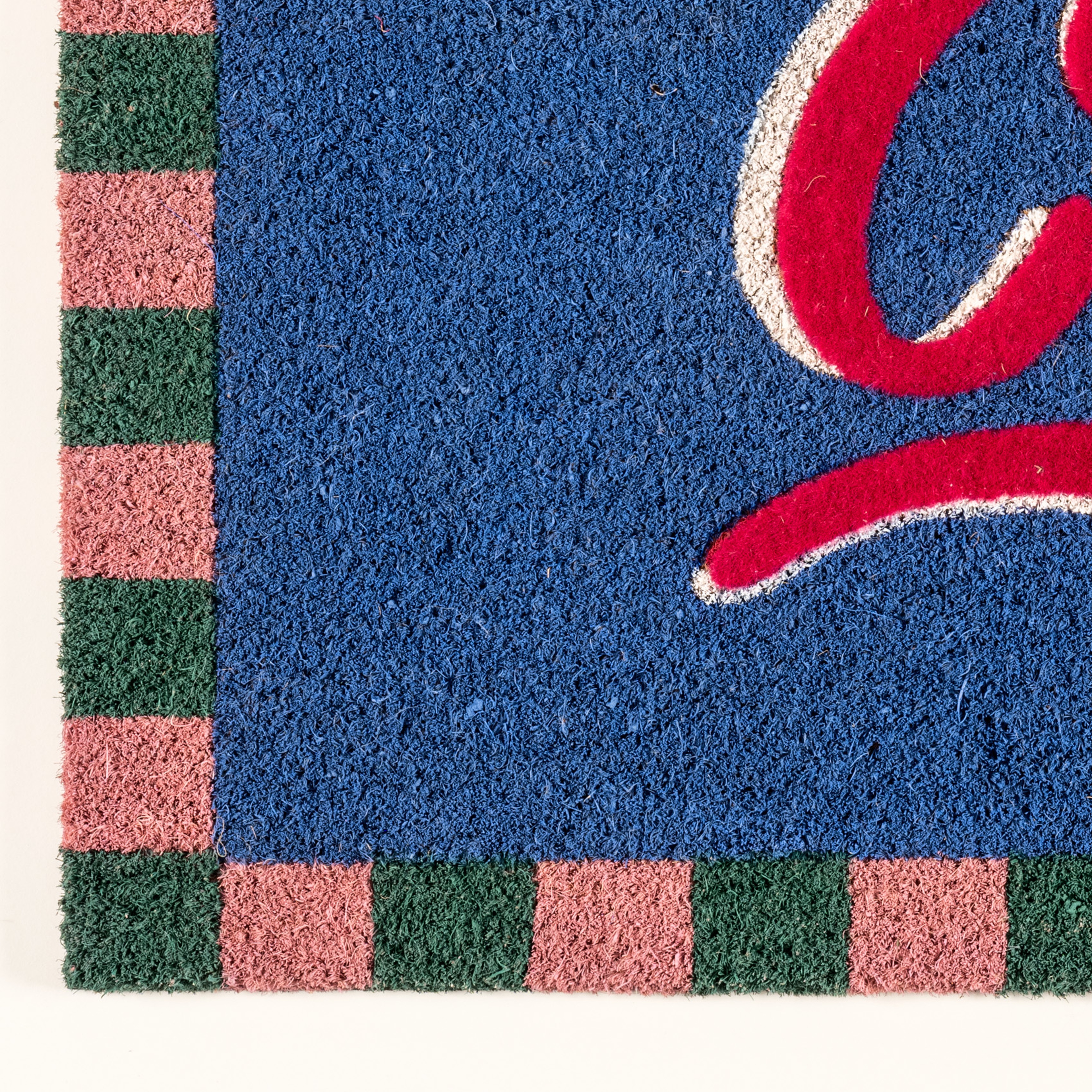 Kerala Coır Kapı Önü Paspası 45x75 Cm Mavi