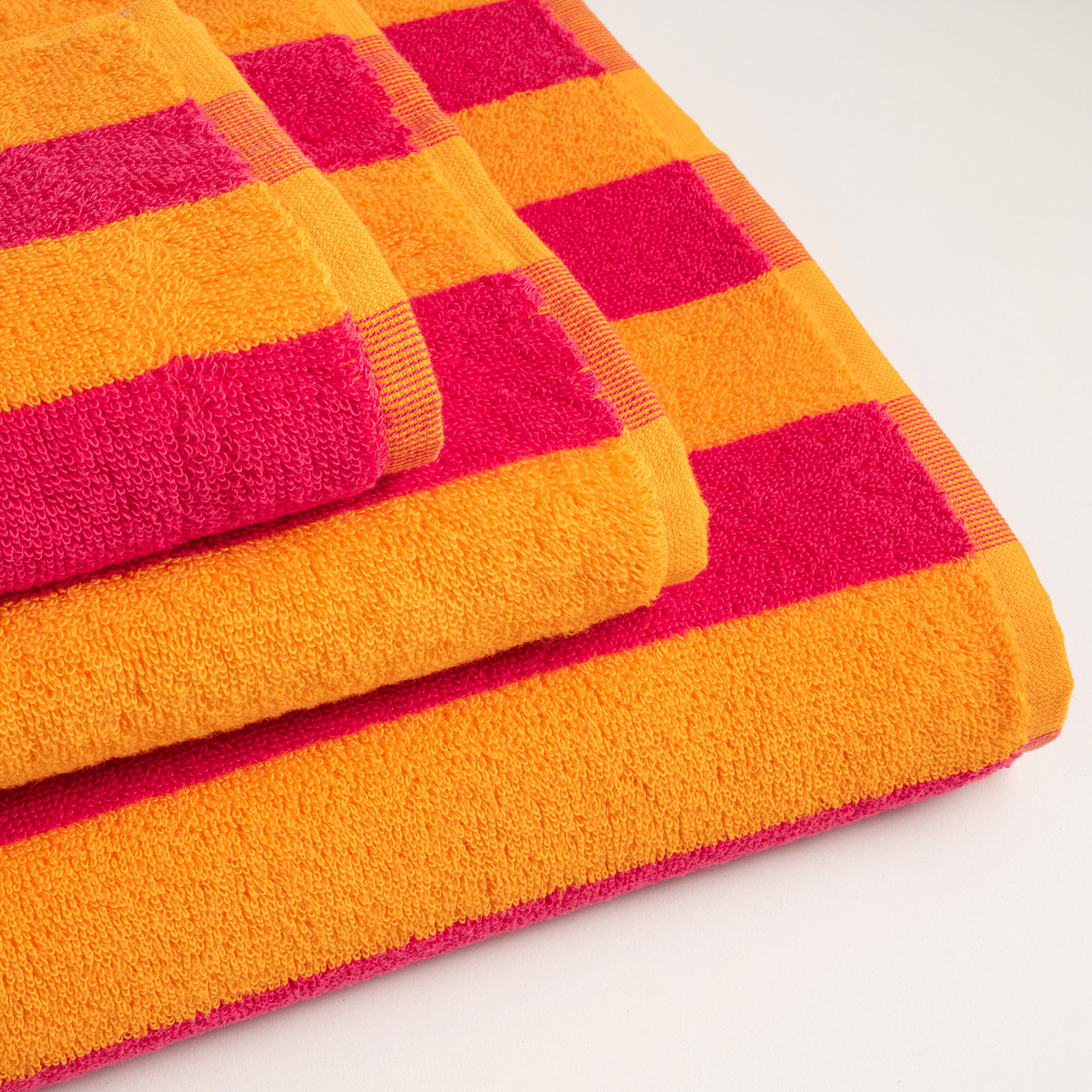Tabea Pamuk Pamuk %100 Pamuk El Havlusu 30x50 Cm Turuncu - Fuşya