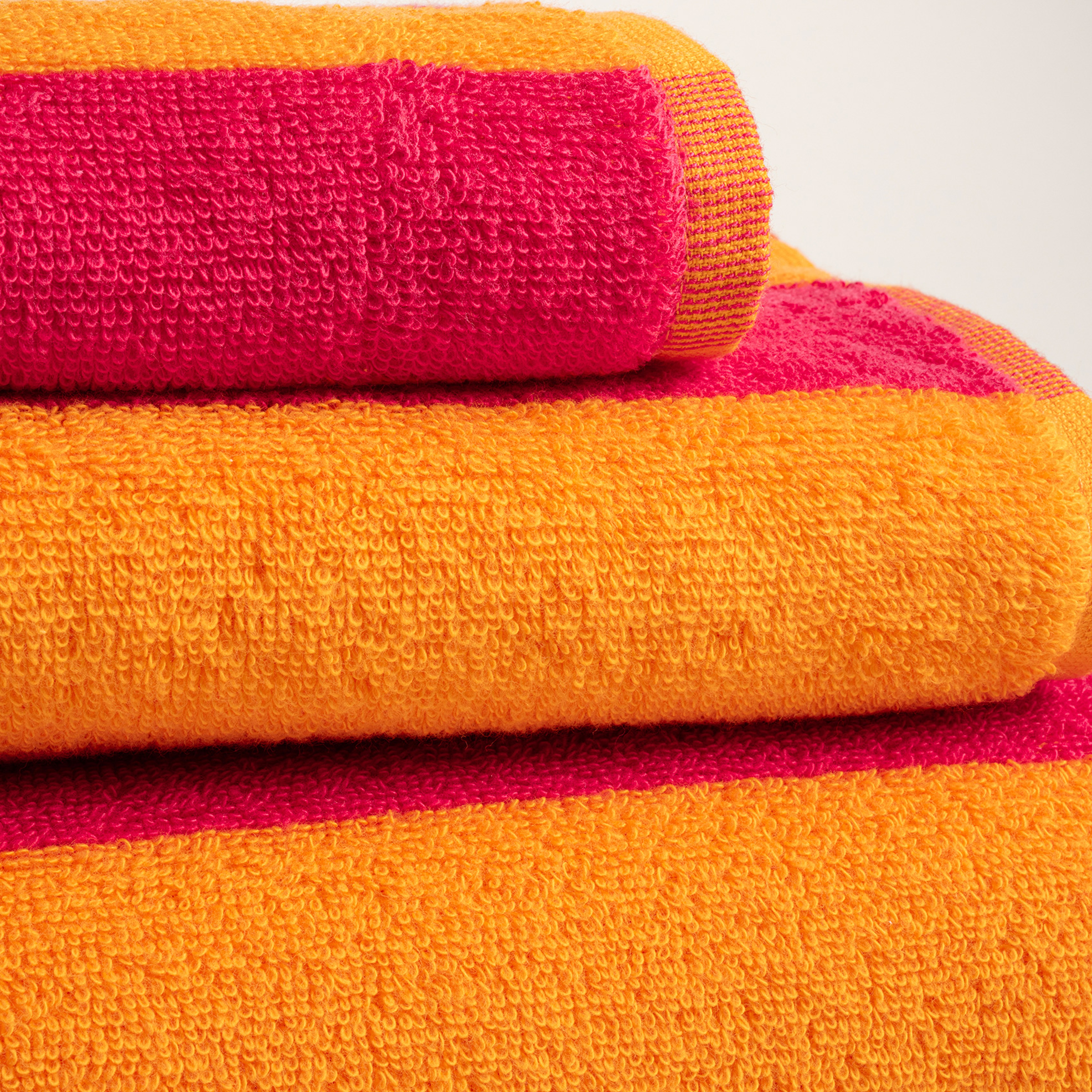Tabea Pamuk Pamuk %100 Pamuk El Havlusu 30x50 Cm Turuncu - Fuşya