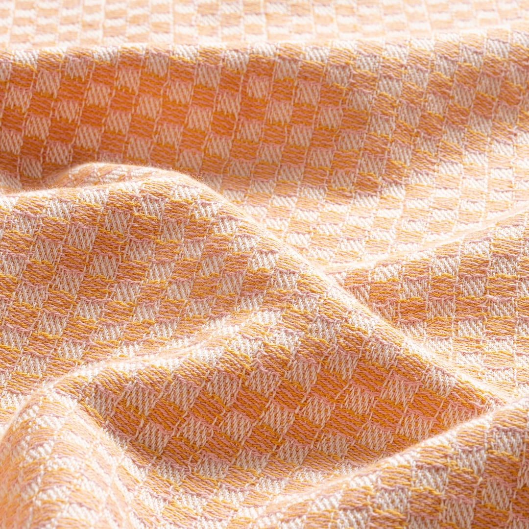 Baklan Saçaklı İplik Boyalı Pamuk %100 Pamuk Peştamal 90x170 Cm Sarı