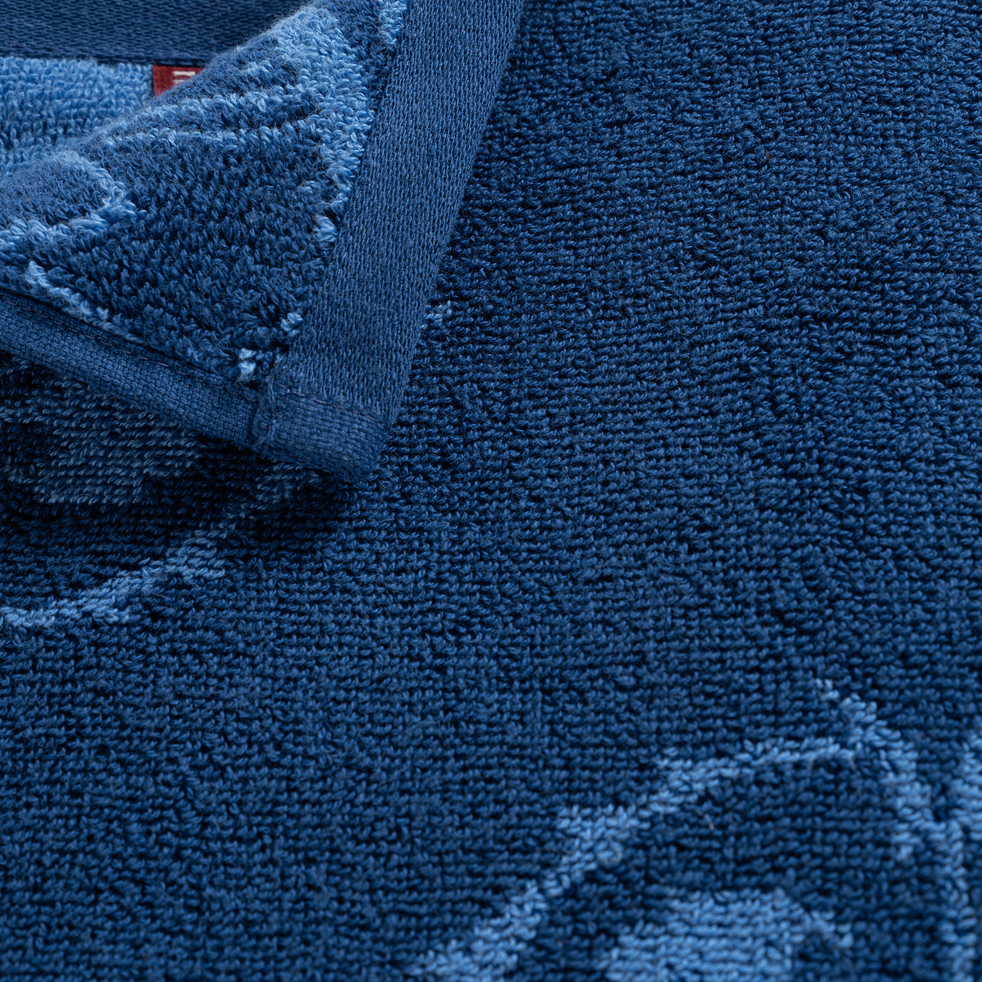 Ornaz İplik Boyalı Jakarlı Pamuk %100 Pamuk Yüz Havlusu 50x90 Cm Lacivert