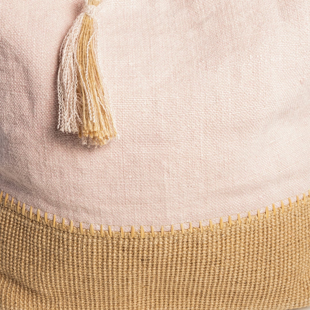 Kolkata Jüt Çanta 32x39x10 Cm Pembe