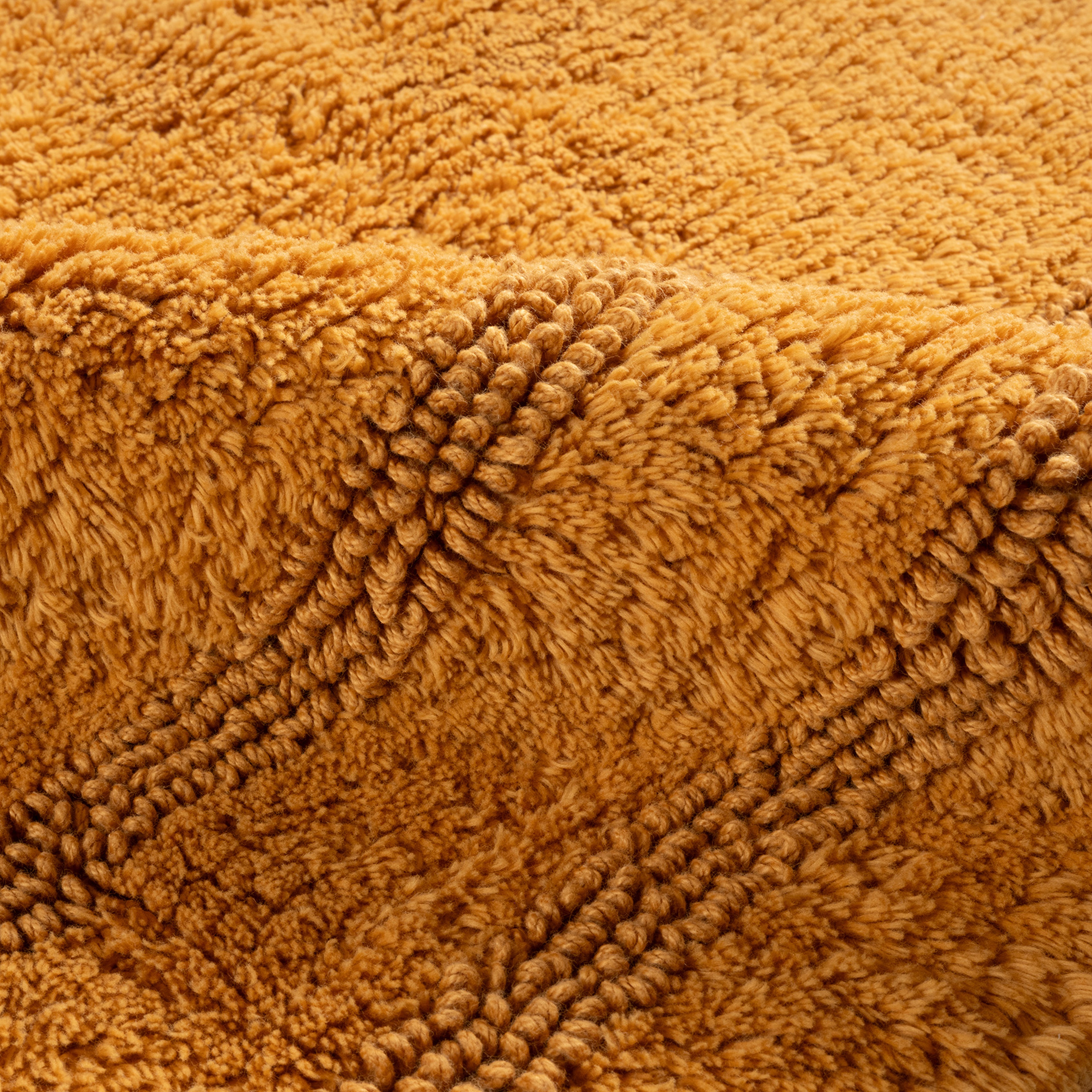 Solıd Çift Taraflı Pamuk %100 Pamuk Banyo Paspası 40x60 Cm Tarçın