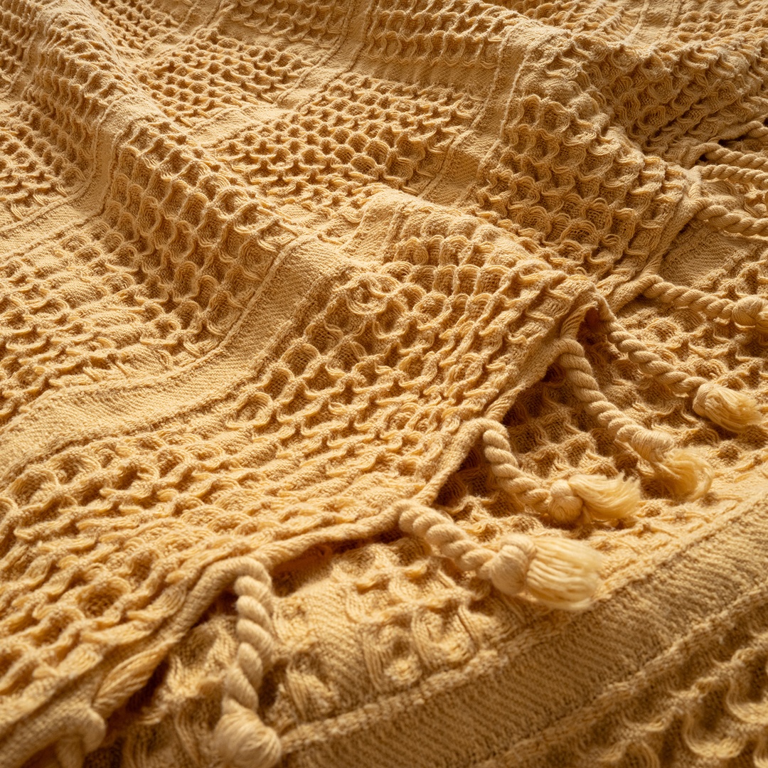 Solıd Sarı Kıng Sıze Tencel - Cotton Pike