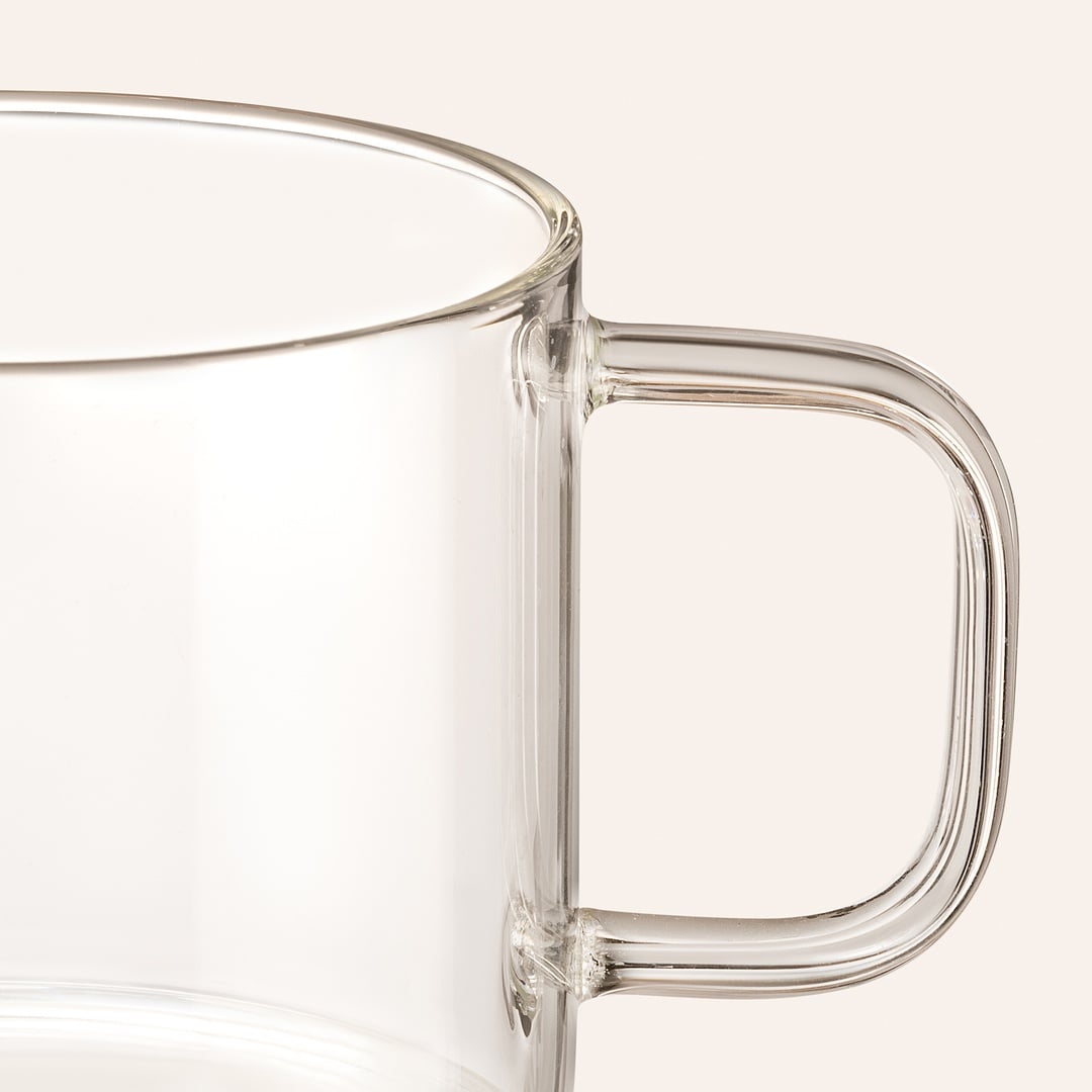 Panyu Borosilikat Cam Kupa 150 Ml Şeffaf