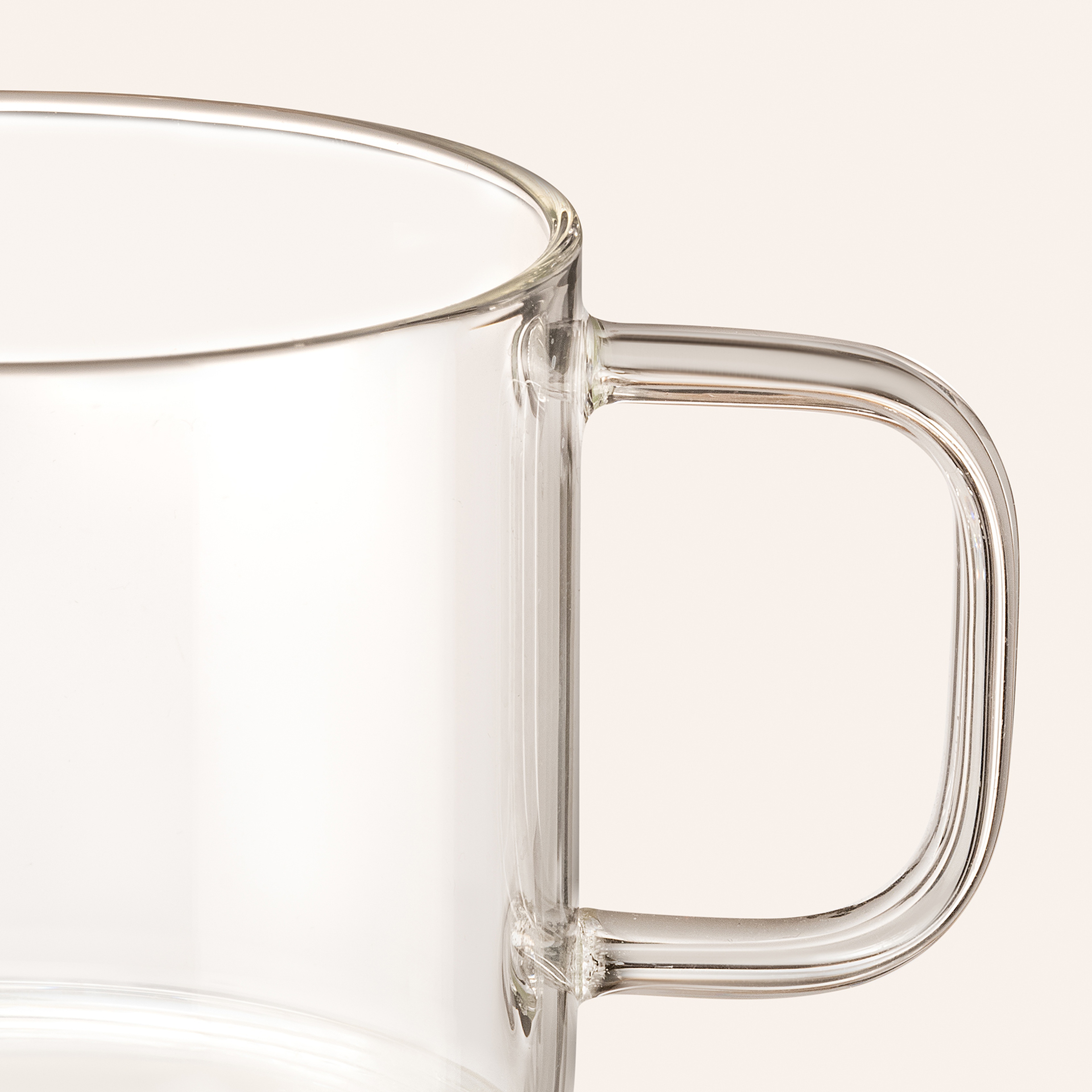 Panyu Borosilikat Cam Kupa 150 Ml Şeffaf