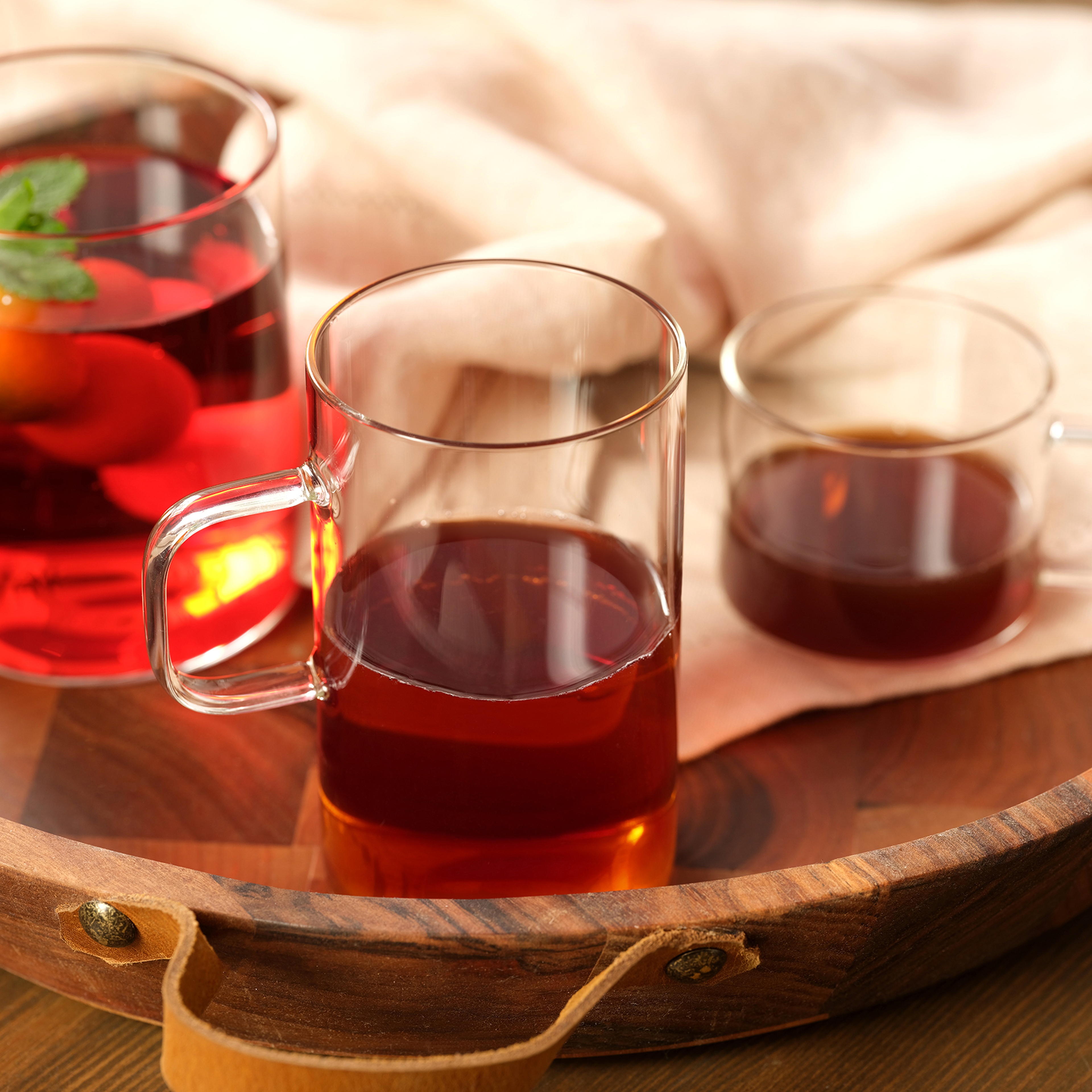 Panyu Borosilikat Cam Kupa 300 Ml Şeffaf