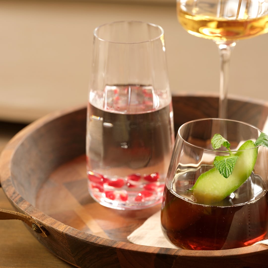 Poznan Cam Su Bardağı 400 Ml Şeffaf