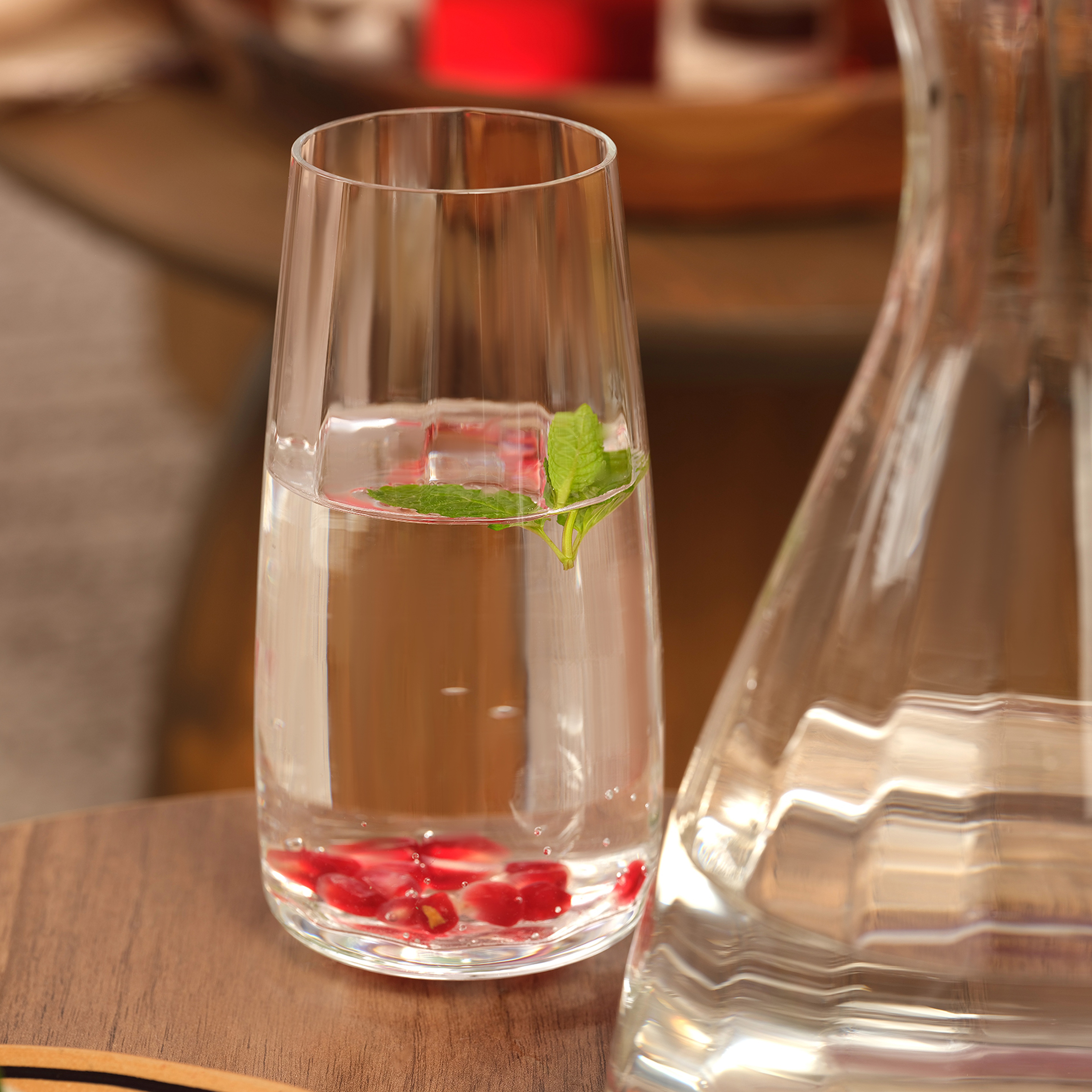 Poznan Cam Su Bardağı 500 Ml Şeffaf