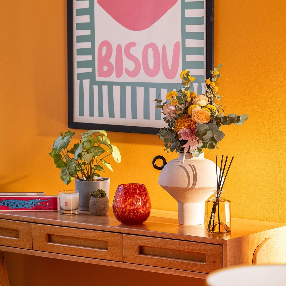 Lızbon Earthenware Vazo 28x25x27 Cm Bej