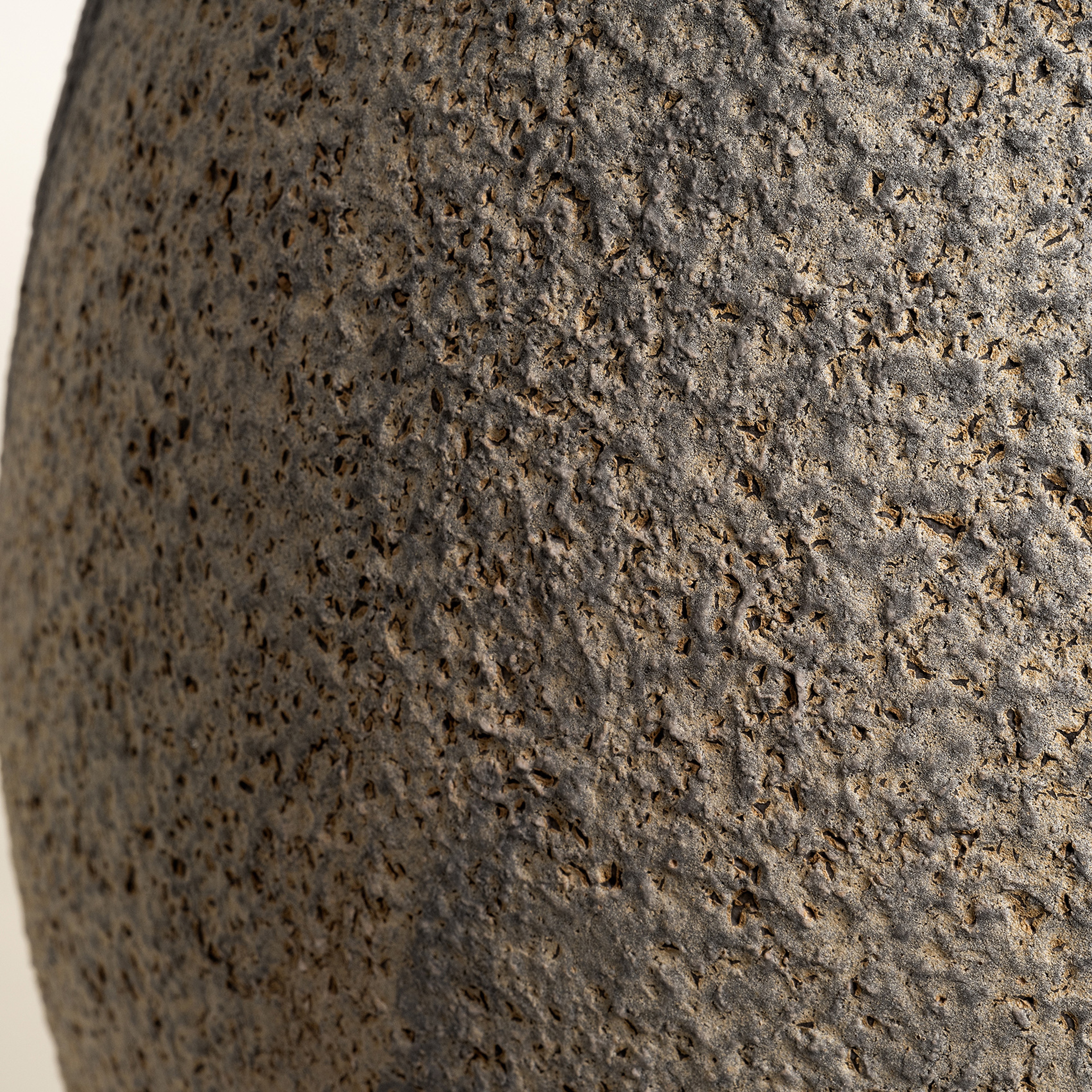 Lızbon Earthenware Vazo 28x28x44 Cm Kahverengi