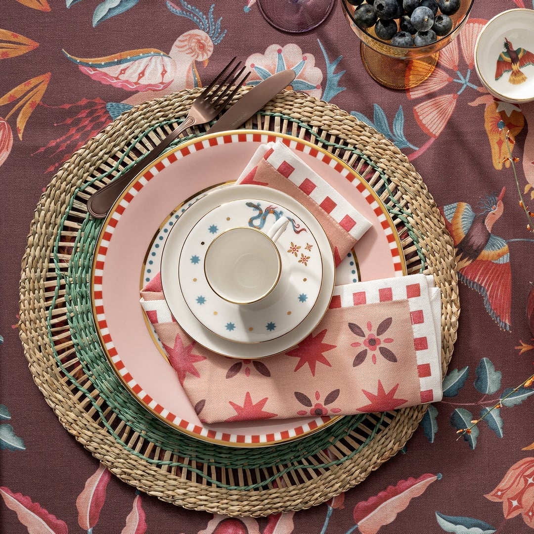 Gediz Porselen Kahve Seti 80 Ml Renkli