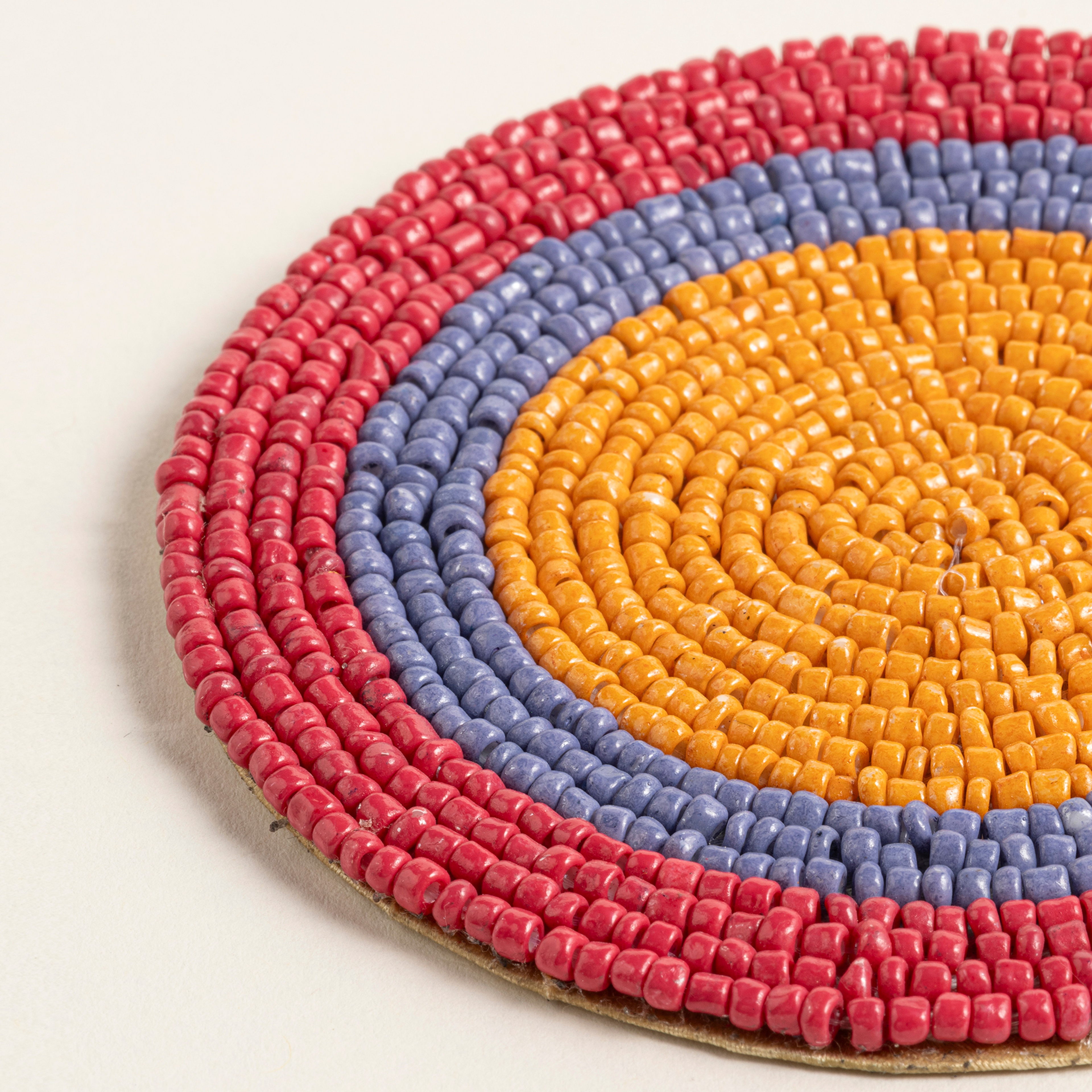 Khanpur Cam Boncuk Bardak Altlığı 10 Cm Renkli