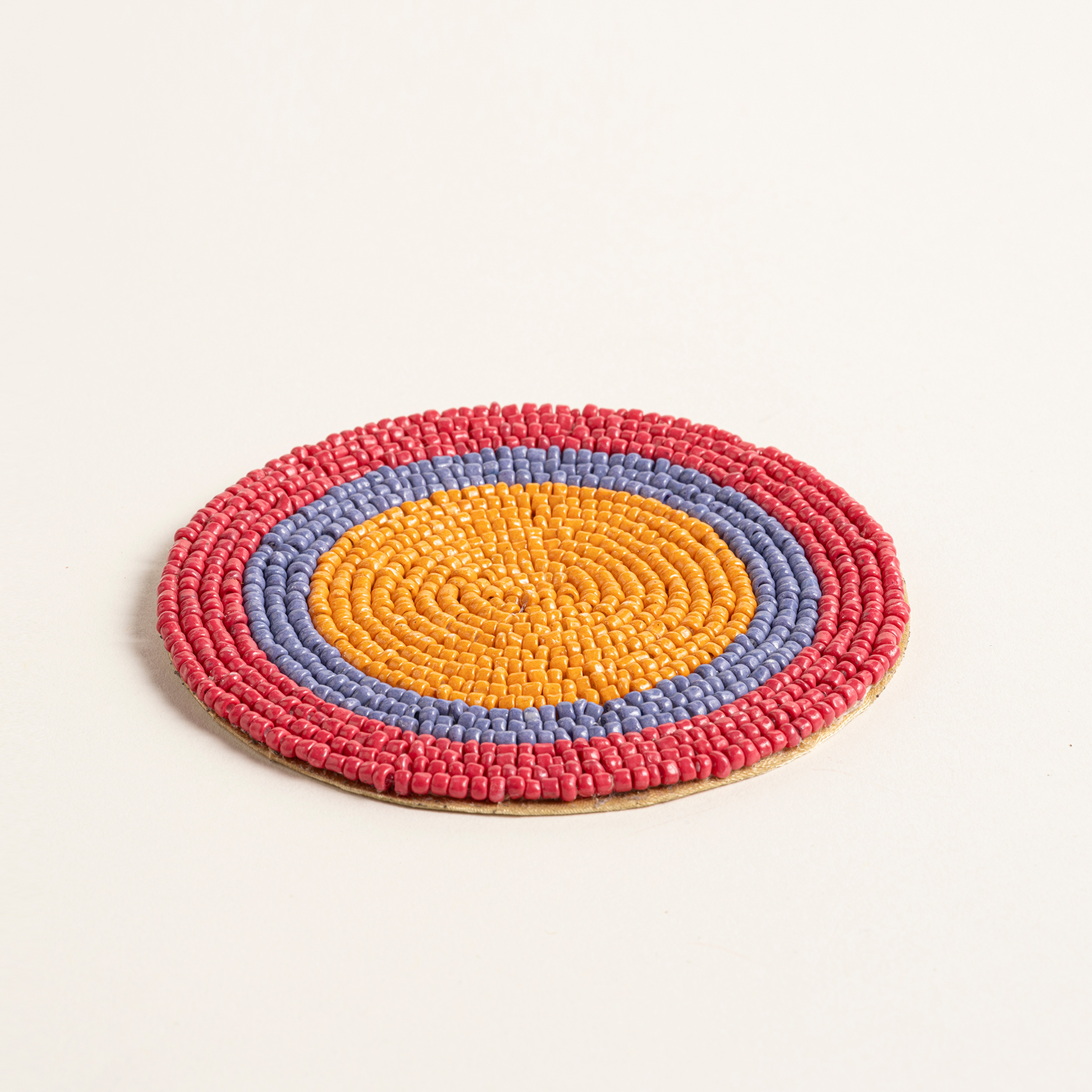 Khanpur Cam Boncuk Bardak Altlığı 10 Cm Renkli