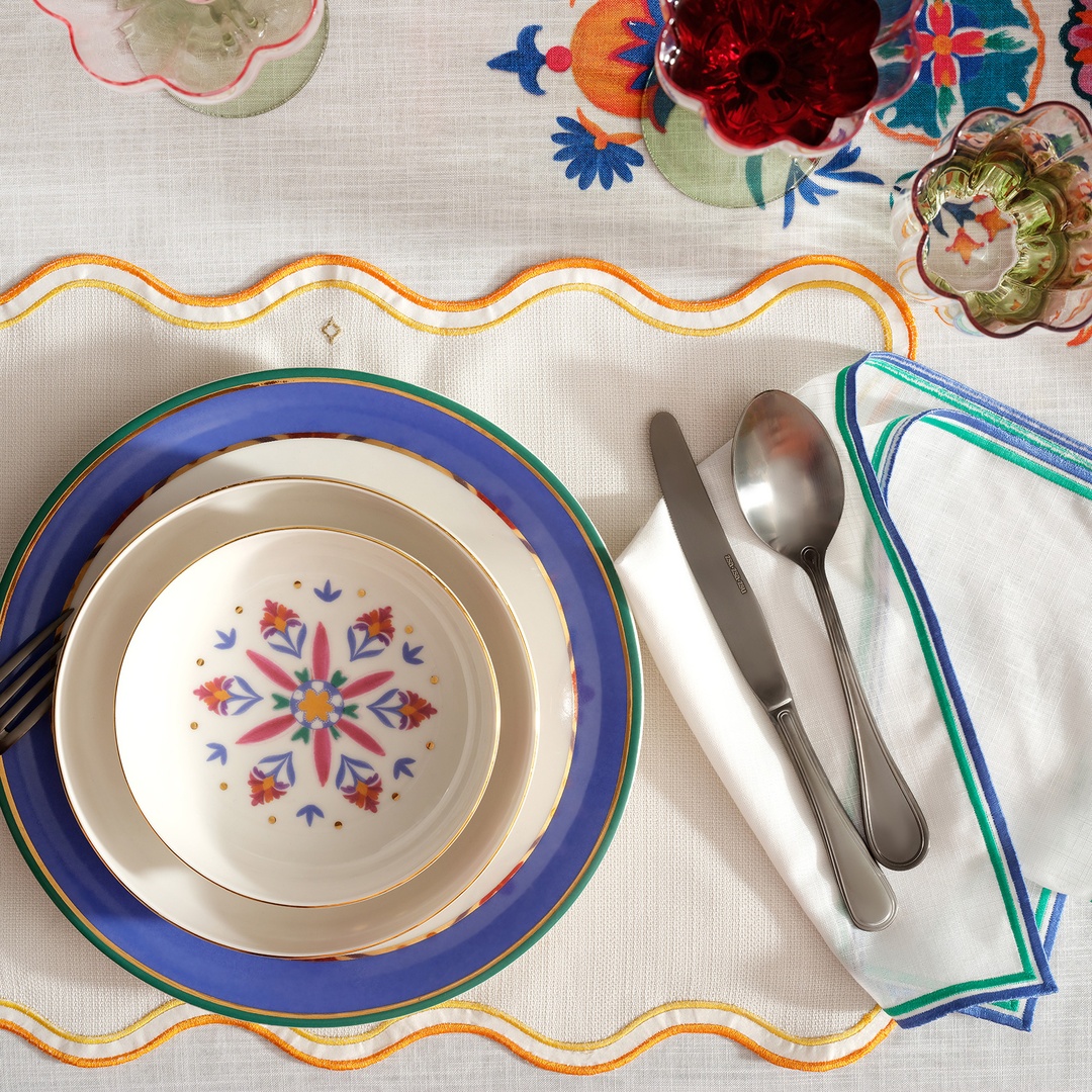 Prusa Nakışlı 2'li Polyester %100 Polyester Amerikan Servis 35x50 Cm Sarı