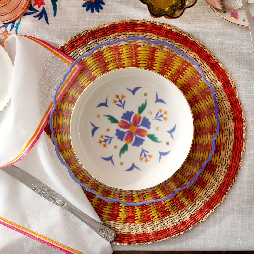 Tam Dao Deniz Çayırı Amerikan Servis 38x38x0.3 Cm Renkli