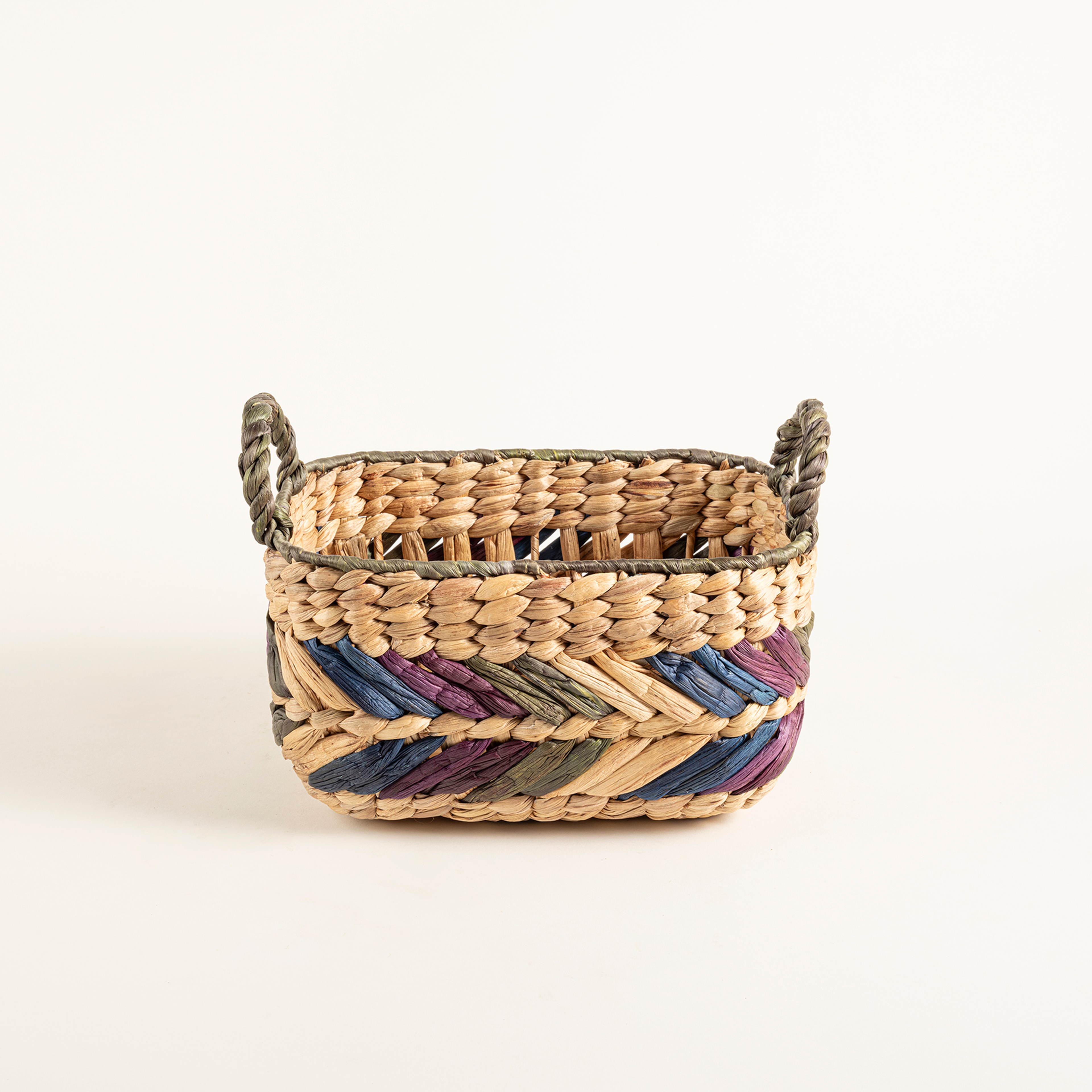 Tam Dao Su Sümbülü Sepet 30x20x17 Cm Renkli