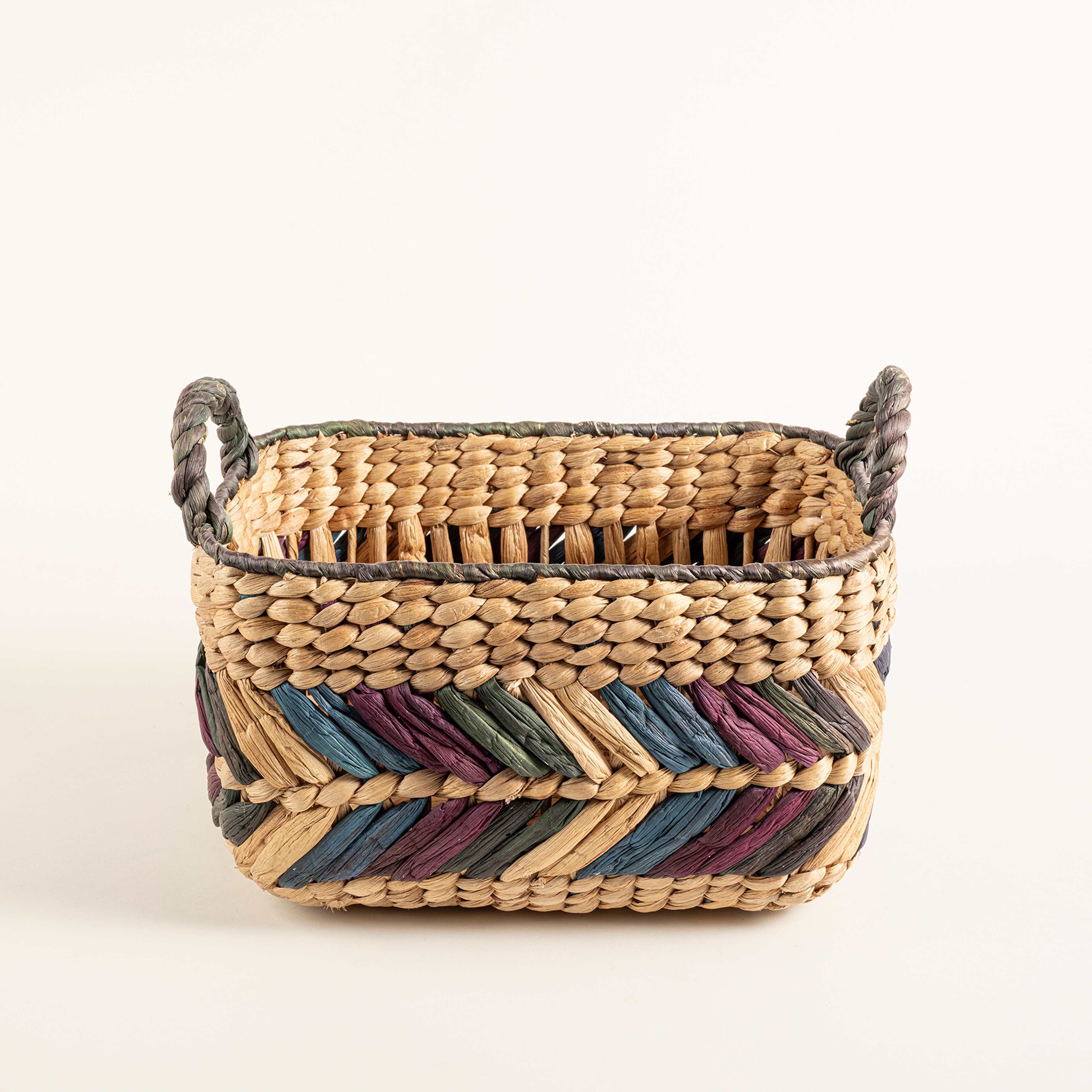 Tam Dao Su Sümbülü Sepet 35x25x20 Cm Renkli