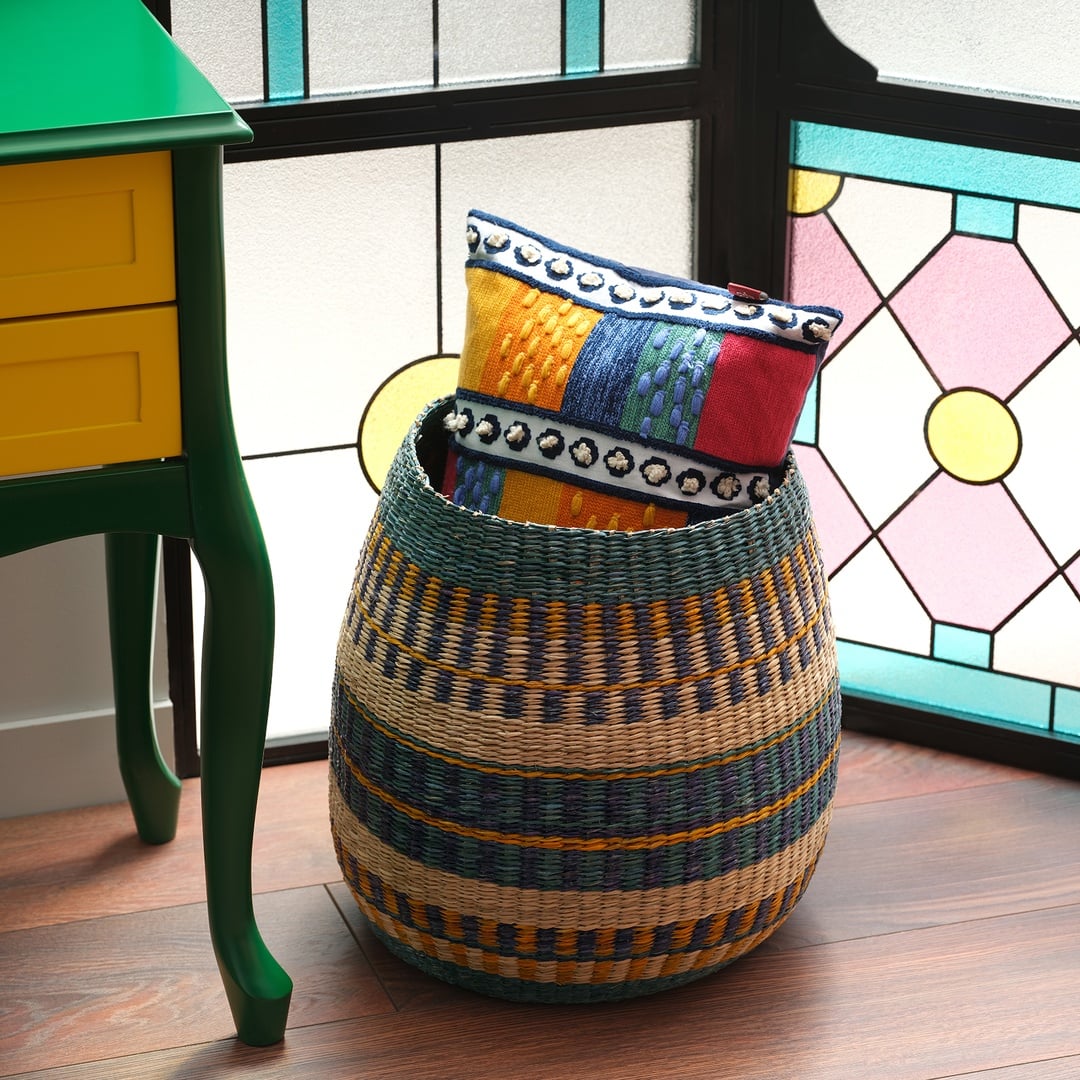 Tam Dao Deniz Çayırı Sepet 26x32 Cm Renkli