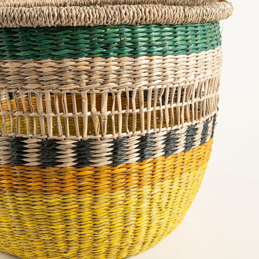 Tam Dao Deniz Çayırı Sepet 32x25 Cm Renkli