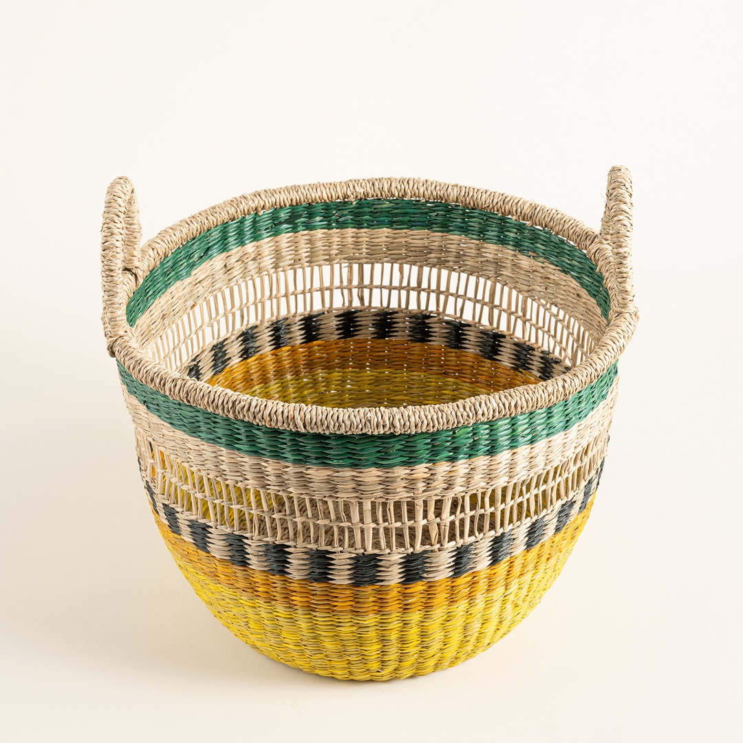 Tam Dao Deniz Çayırı Sepet 32x25 Cm Renkli