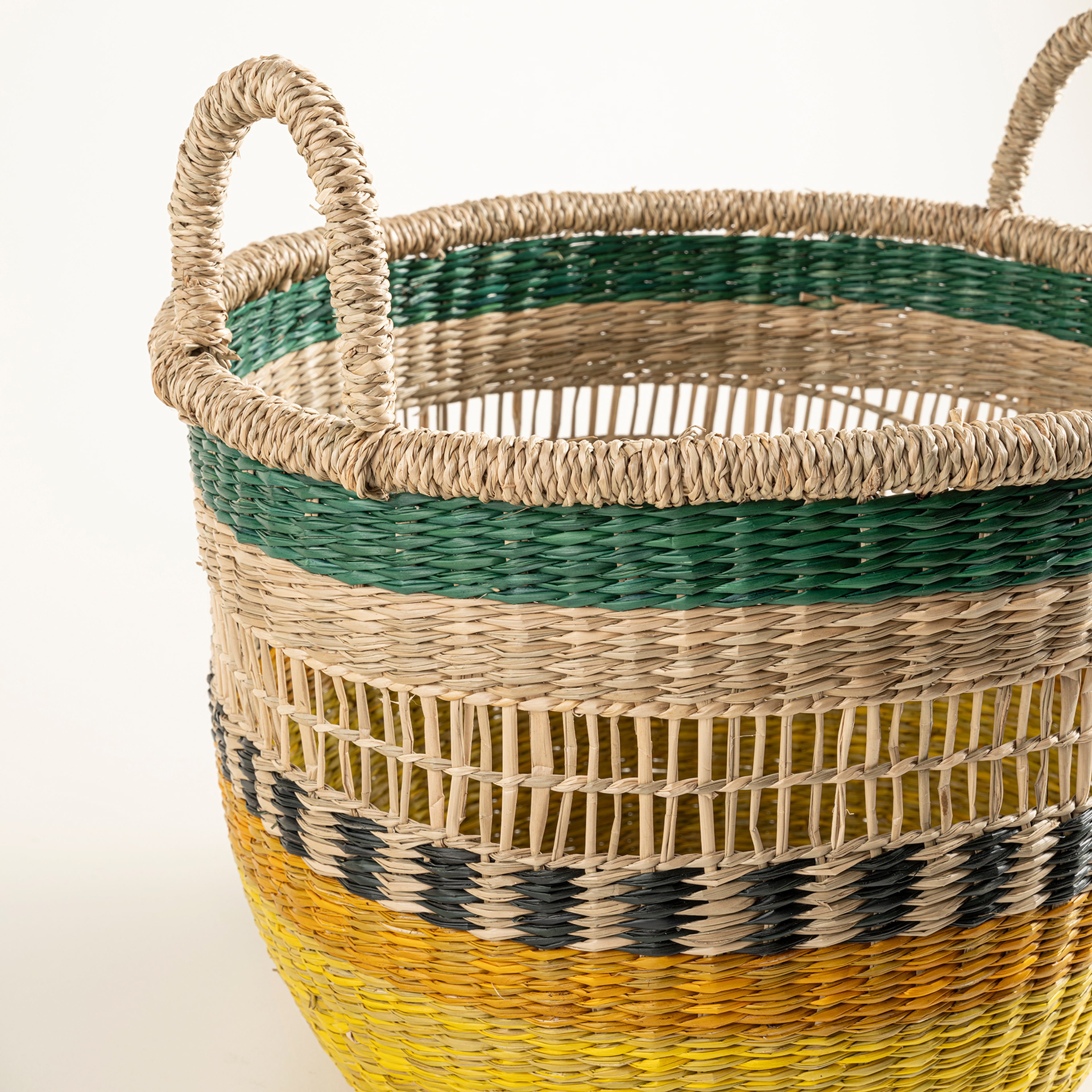 Tam Dao Deniz Çayırı Sepet 32x25 Cm Renkli