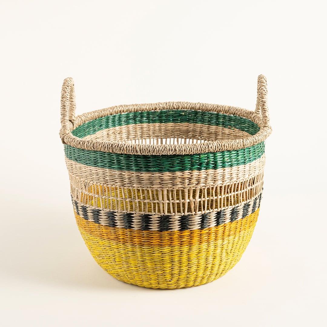 Tam Dao Deniz Çayırı Sepet 32x25 Cm Renkli