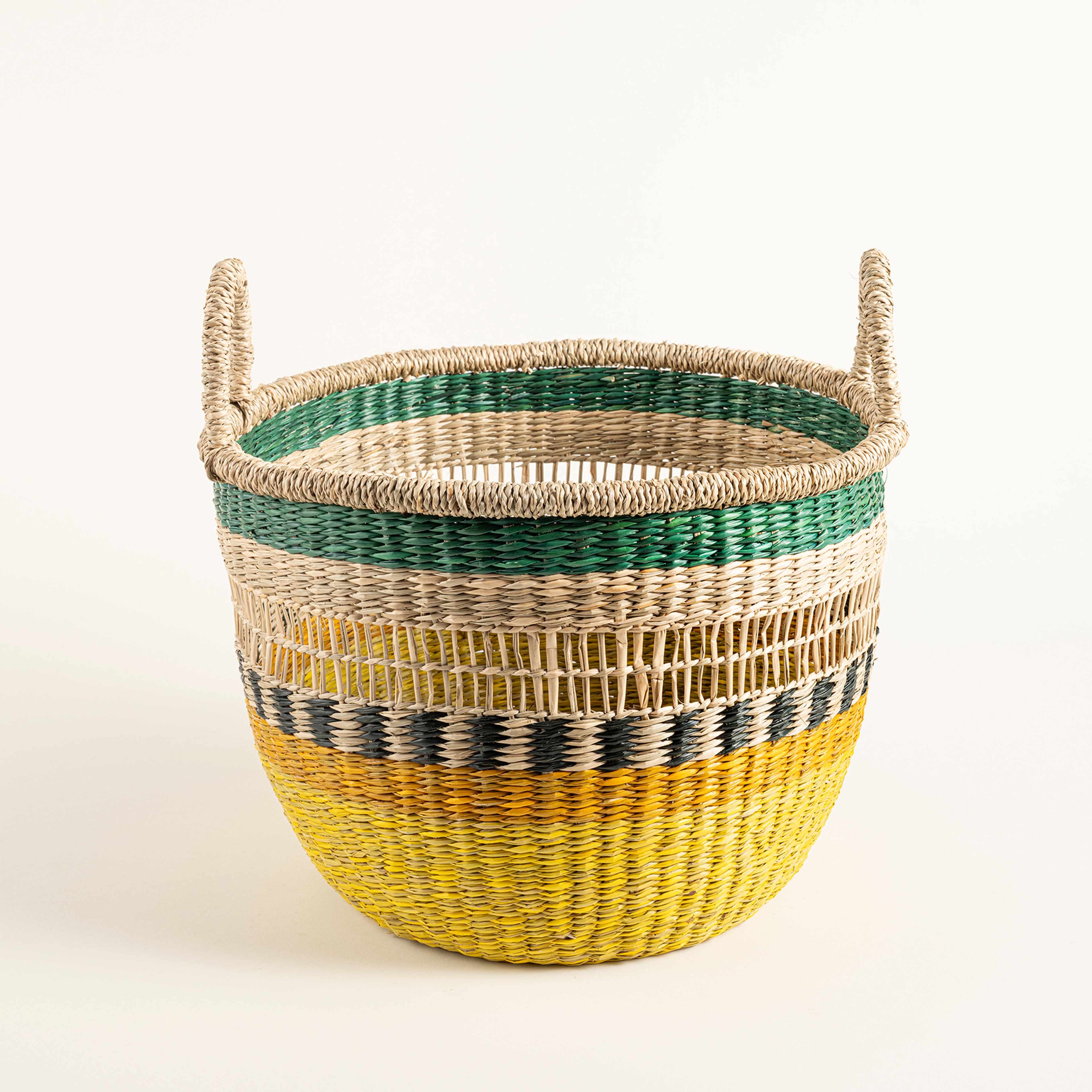 Tam Dao Deniz Çayırı Sepet 32x25 Cm Renkli