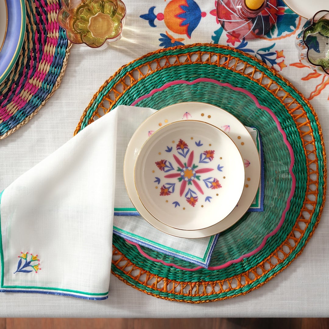 Tam Dao Deniz Çayırı Amerikan Servis 38x38x0.3 Cm Renkli