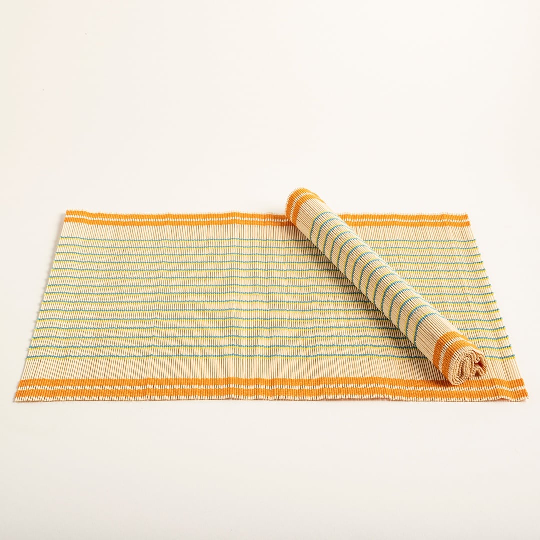 Tam Dao Bambu Amerikan Servis 45x33 Cm Renkli