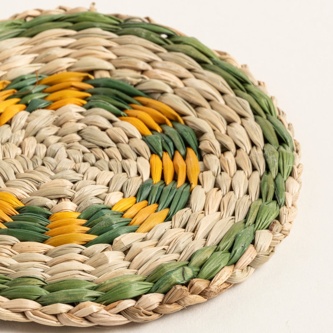 Tam Dao Deniz Çayırı Bardak Altlığı 10 Cm Renkli