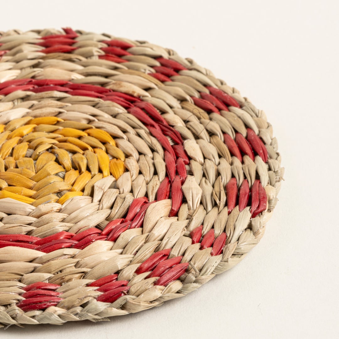 Tam Dao Deniz Çayırı Bardak Altlığı 10 Cm Renkli