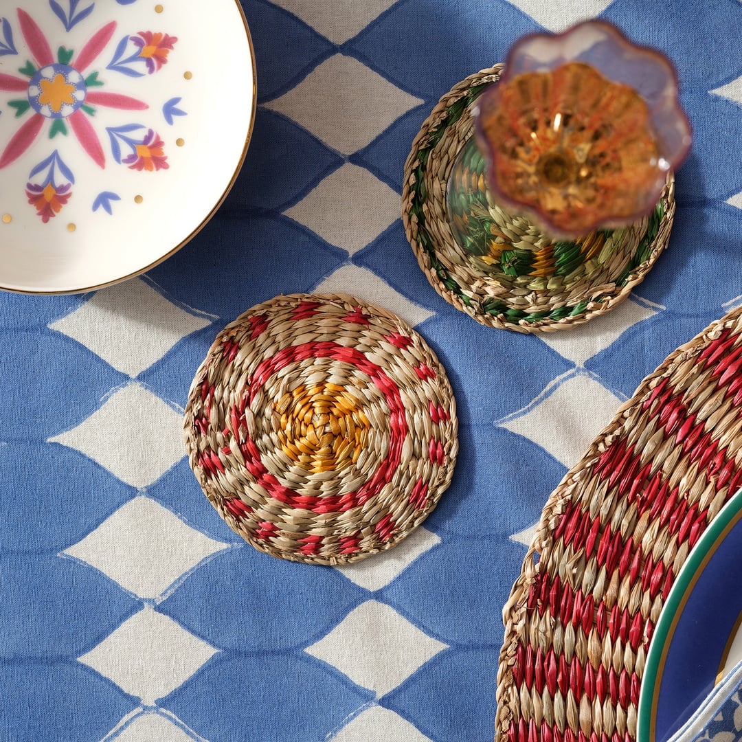 Tam Dao Deniz Çayırı Bardak Altlığı 10 Cm Renkli