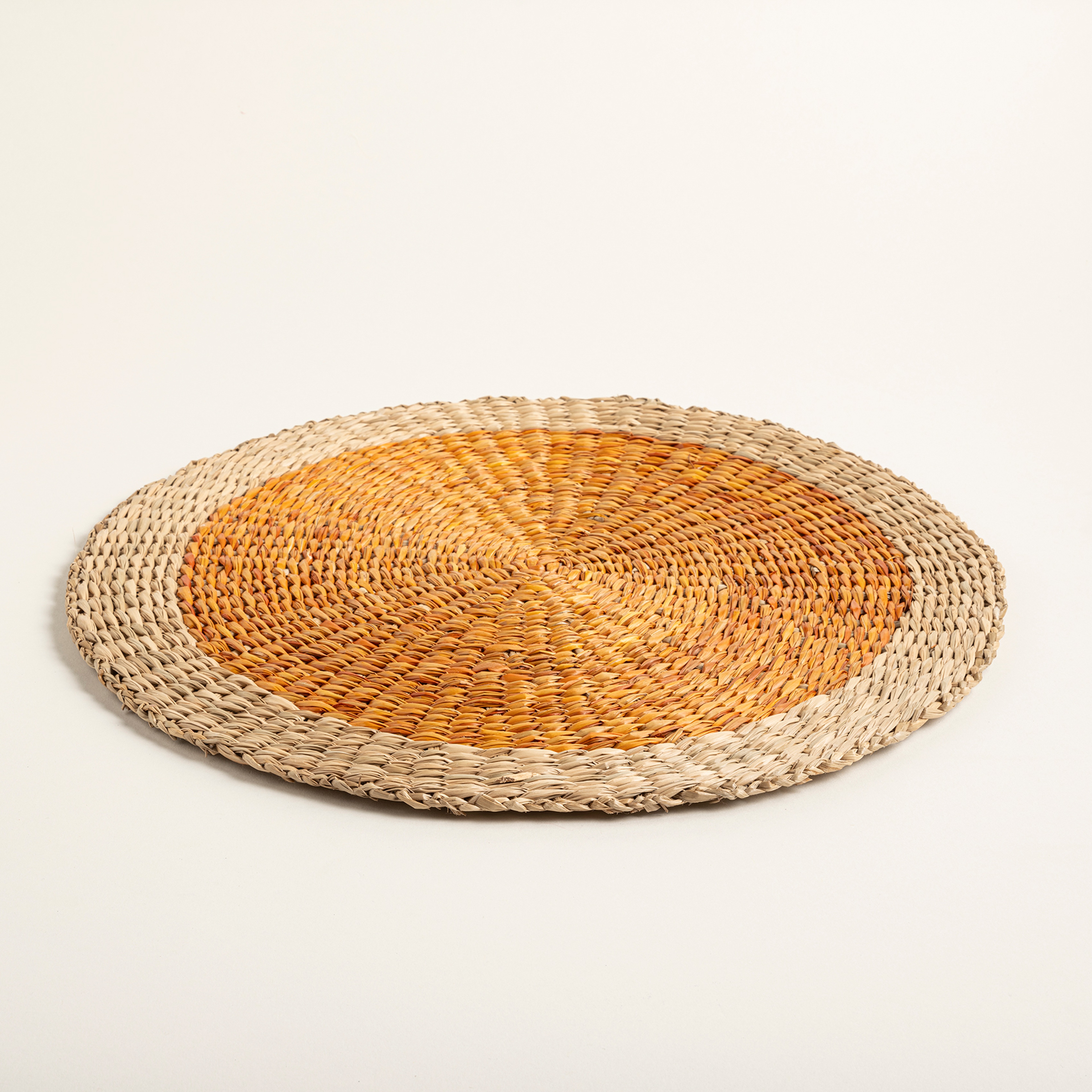 Tam Dao Deniz Çayırı Amerikan Servis 38x38x0.3 Cm Natural - Mavi