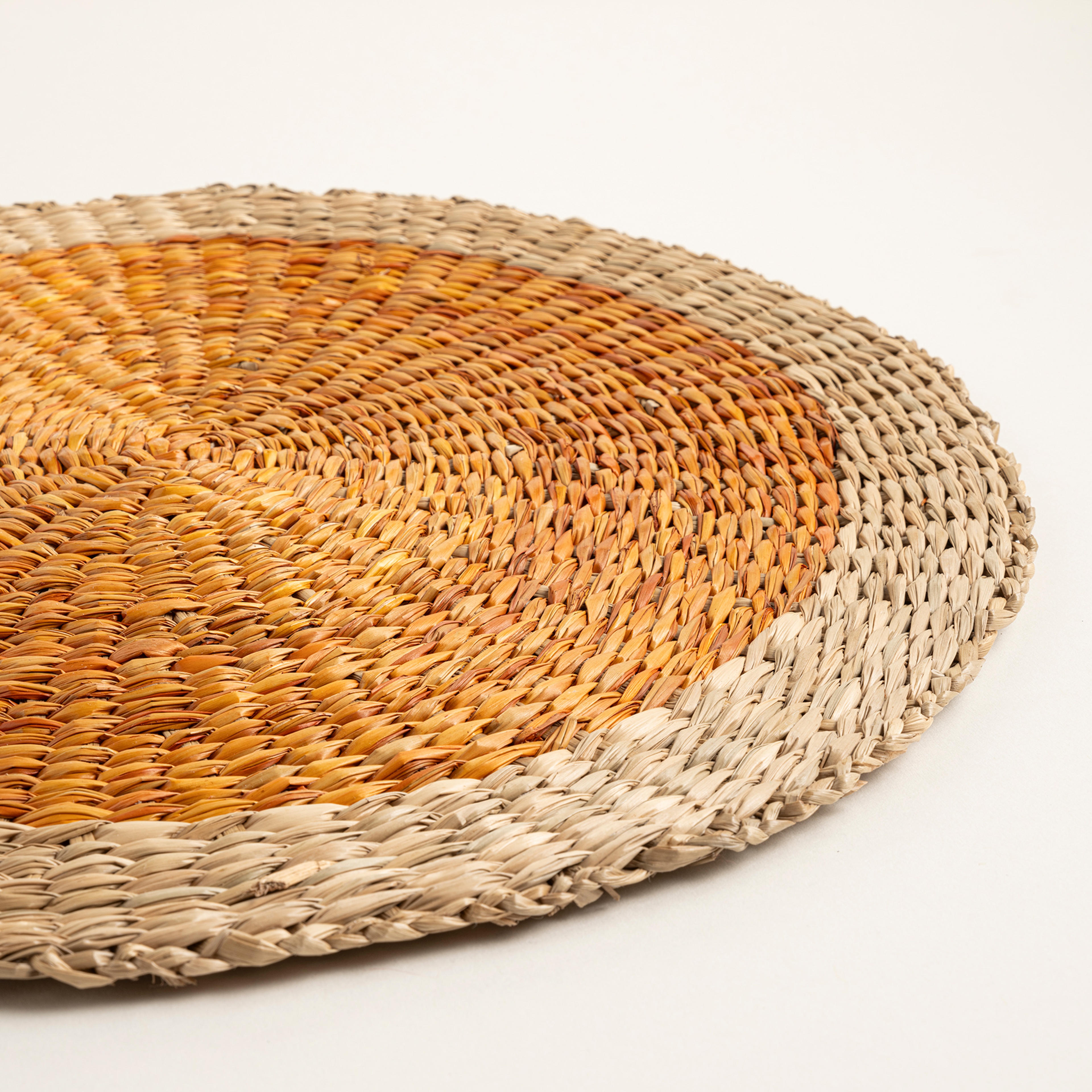 Tam Dao Deniz Çayırı Amerikan Servis 38x38x0.3 Cm Natural - Mavi