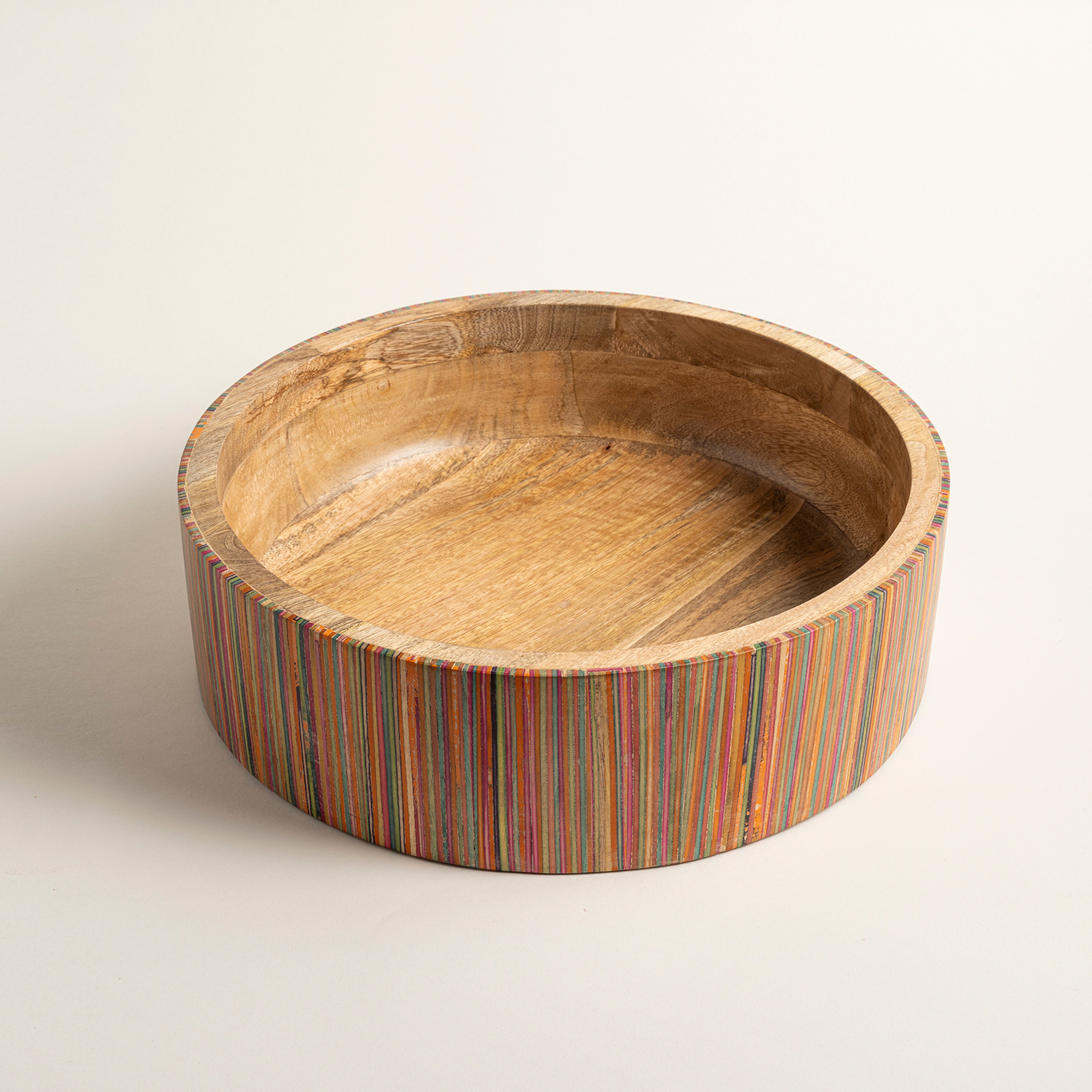 Lakrı Mango Ağacı Kase 30.5x30.5x9 Cm Natural