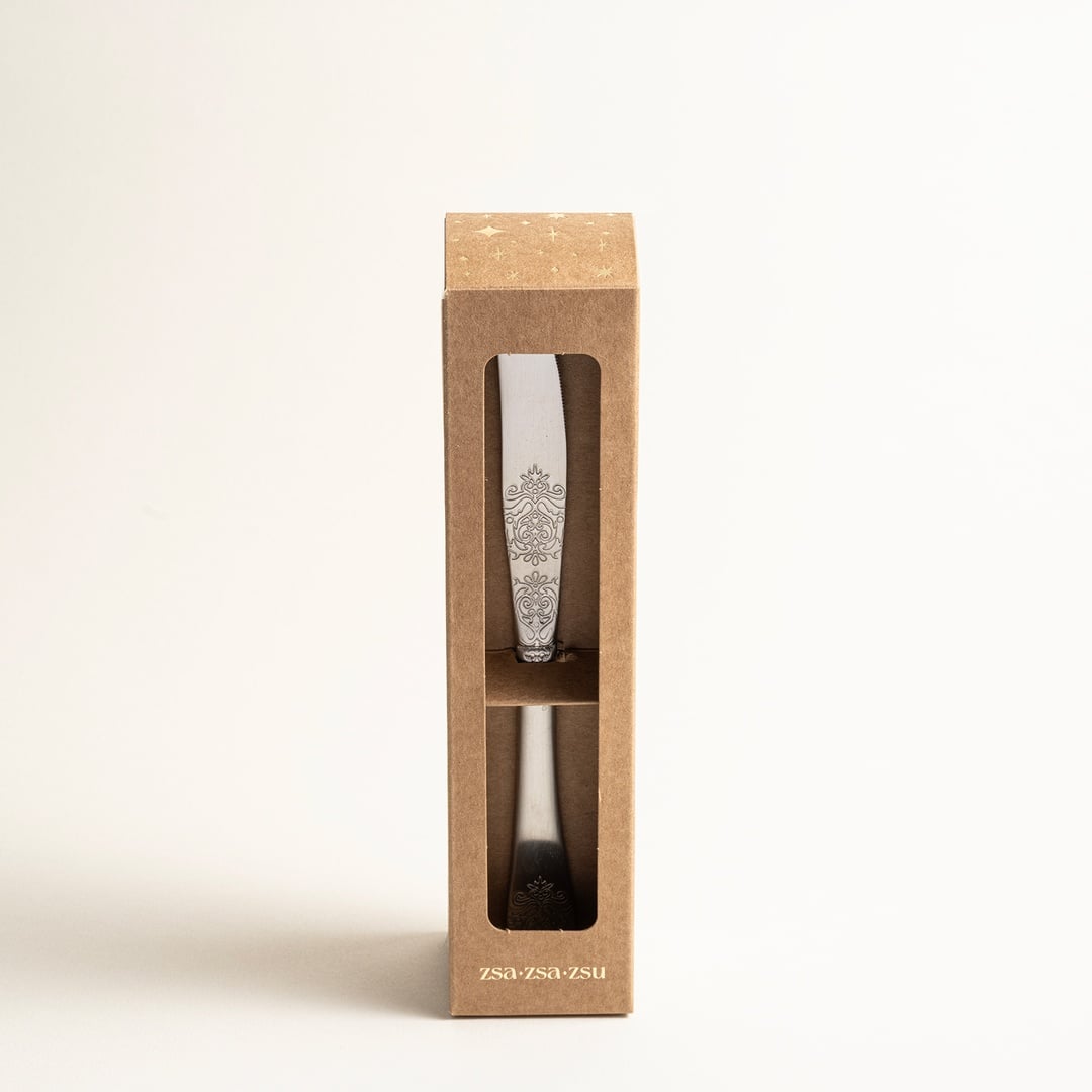 Dume Çelik Tatlı Bıçağı 2x20x0.2 Cm Mat Gümüş