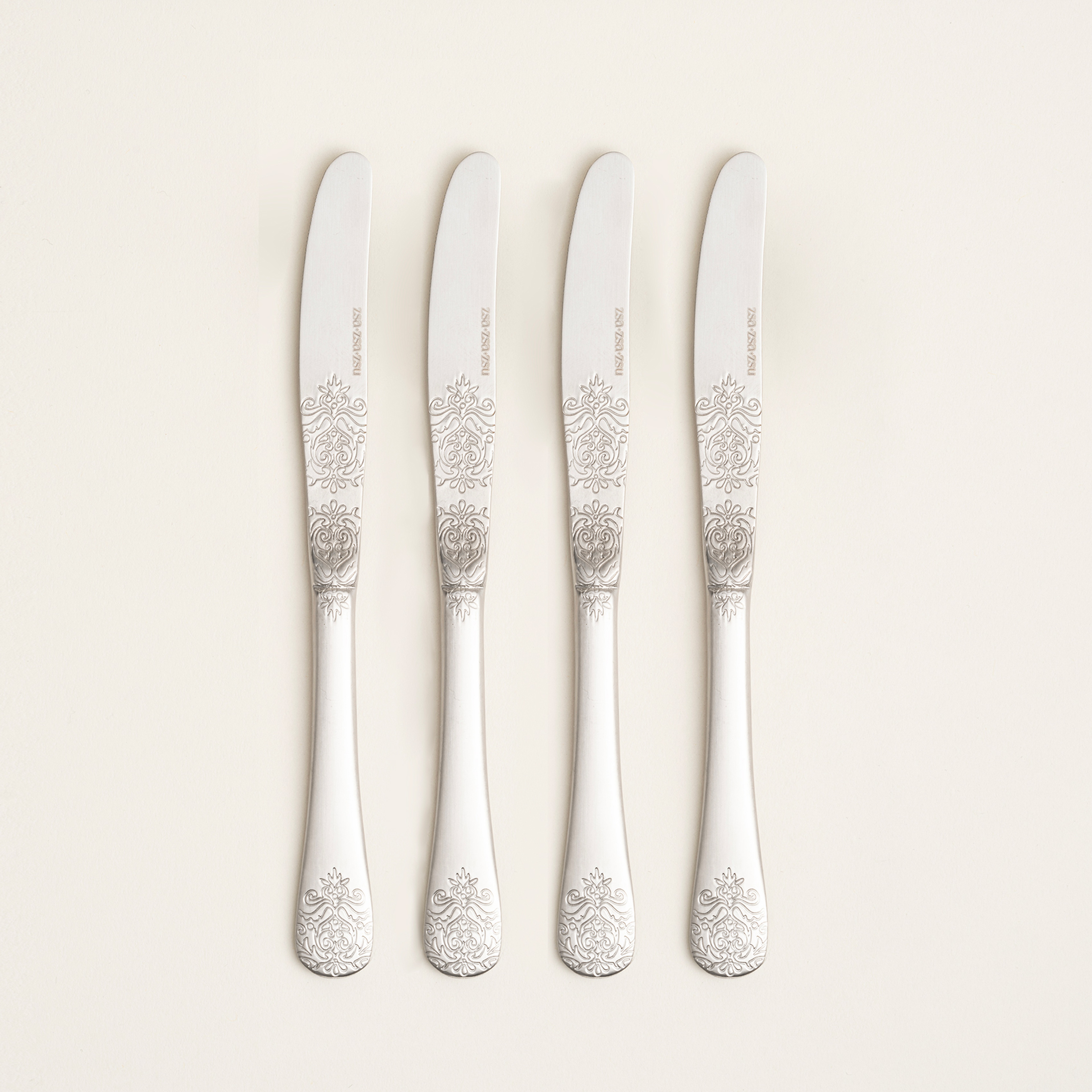 Dume Çelik Tatlı Bıçağı 2x20x0.2 Cm Mat Gümüş