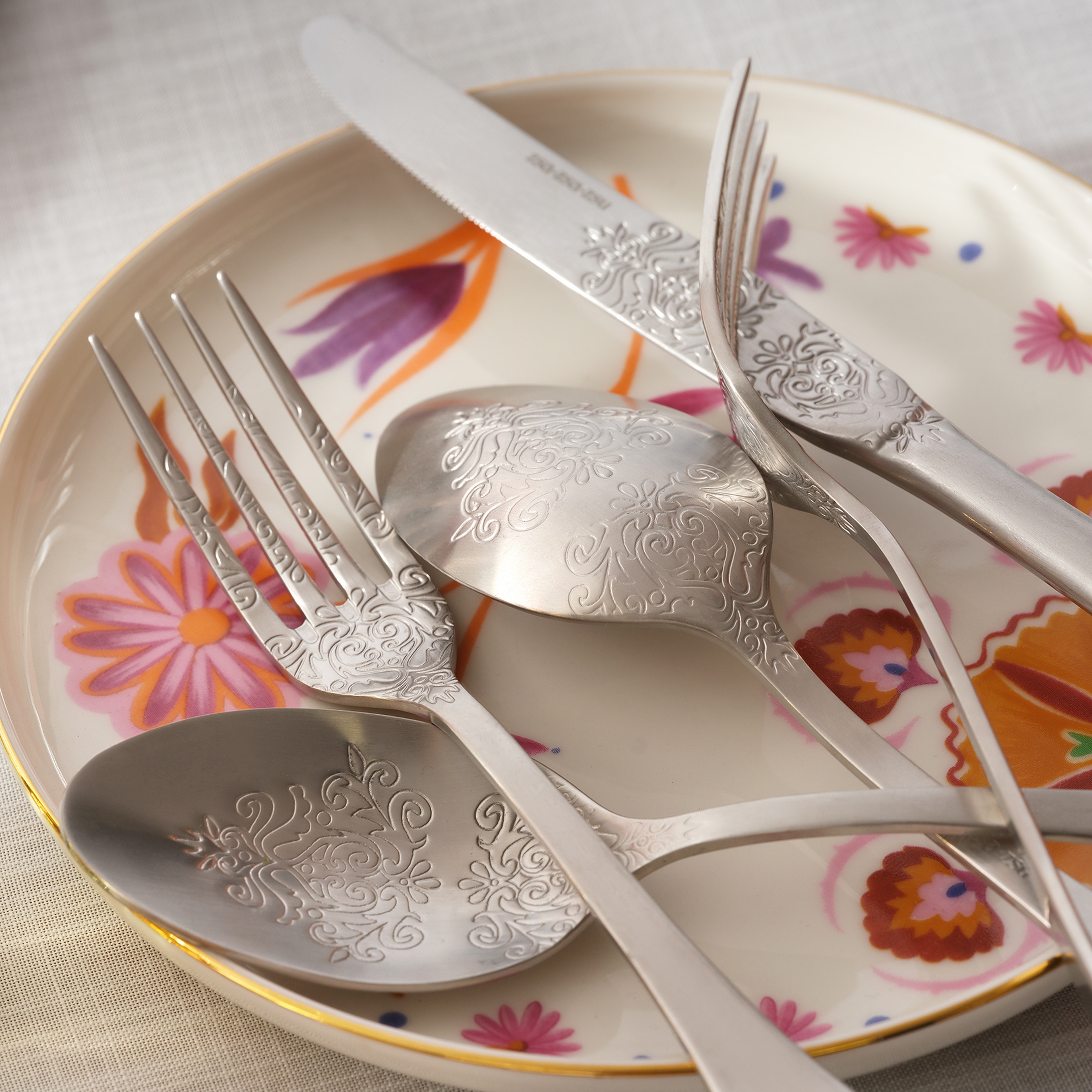 Dume Çelik Tatlı Bıçağı 2x20x0.2 Cm Mat Gümüş