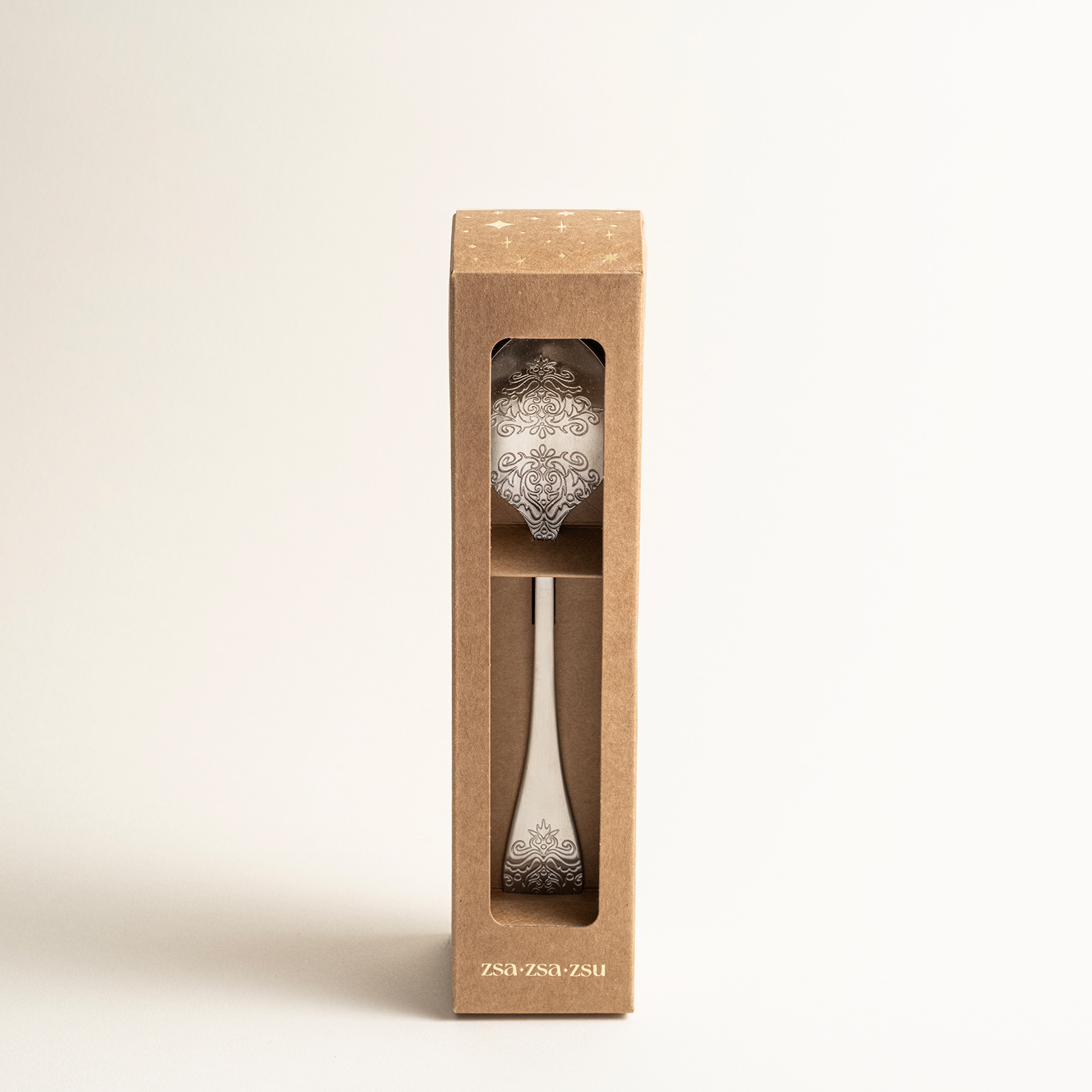 Dume Çelik Tatlı Kaşığı 4x20x0.2 Cm Mat Gümüş