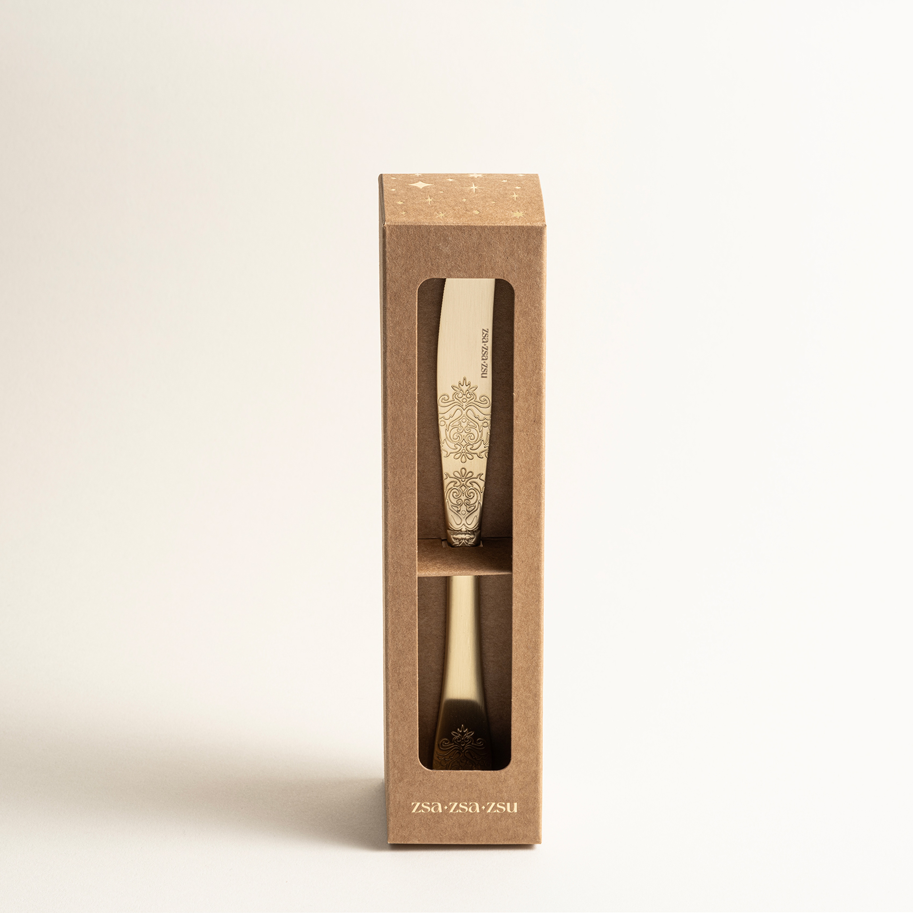 Dume Çelik Tatlı Bıçağı 2x20x0.2 Cm Mat Şampanya