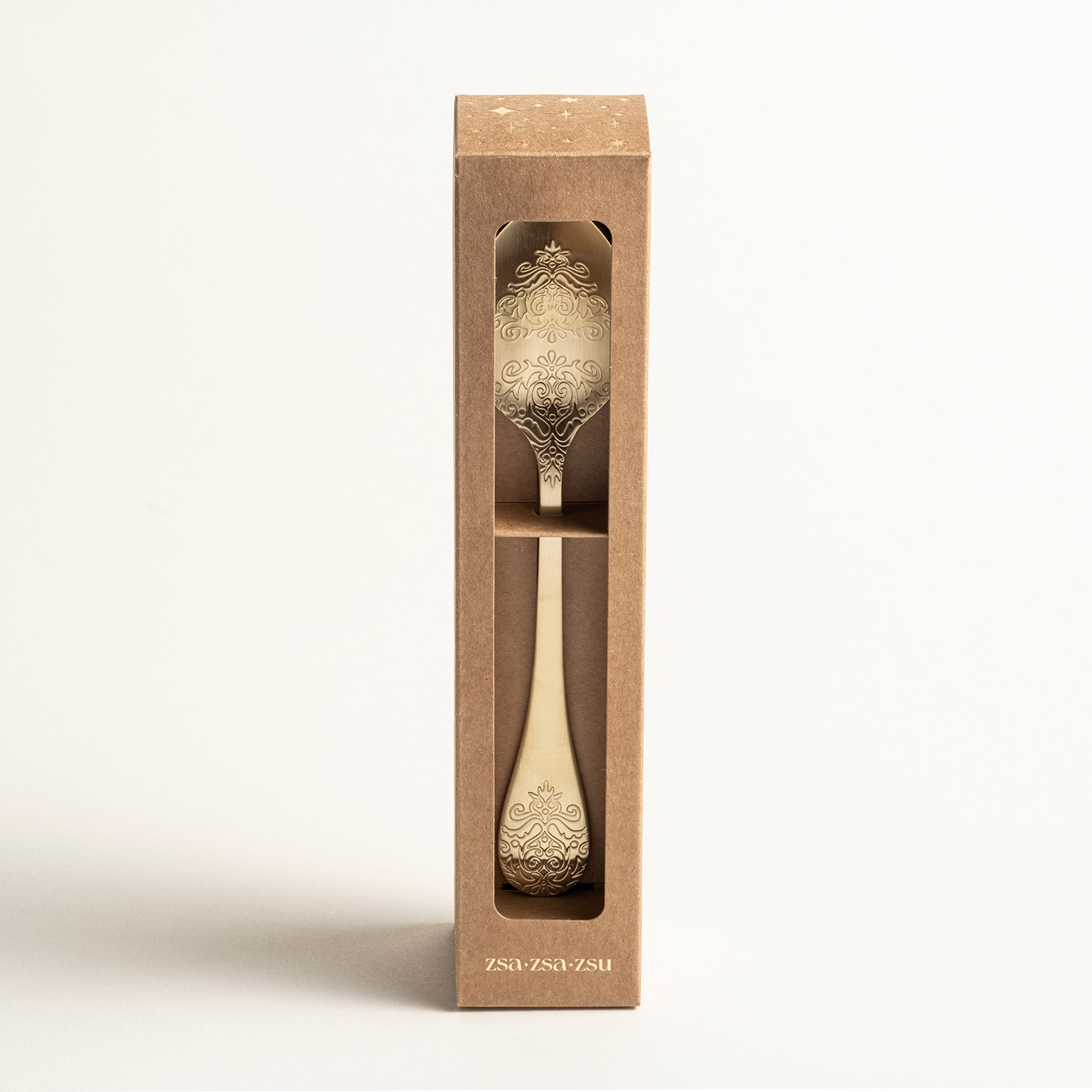 Dume Çelik Yemek Kaşığı 4x23x0.3 Cm Mat Şampanya