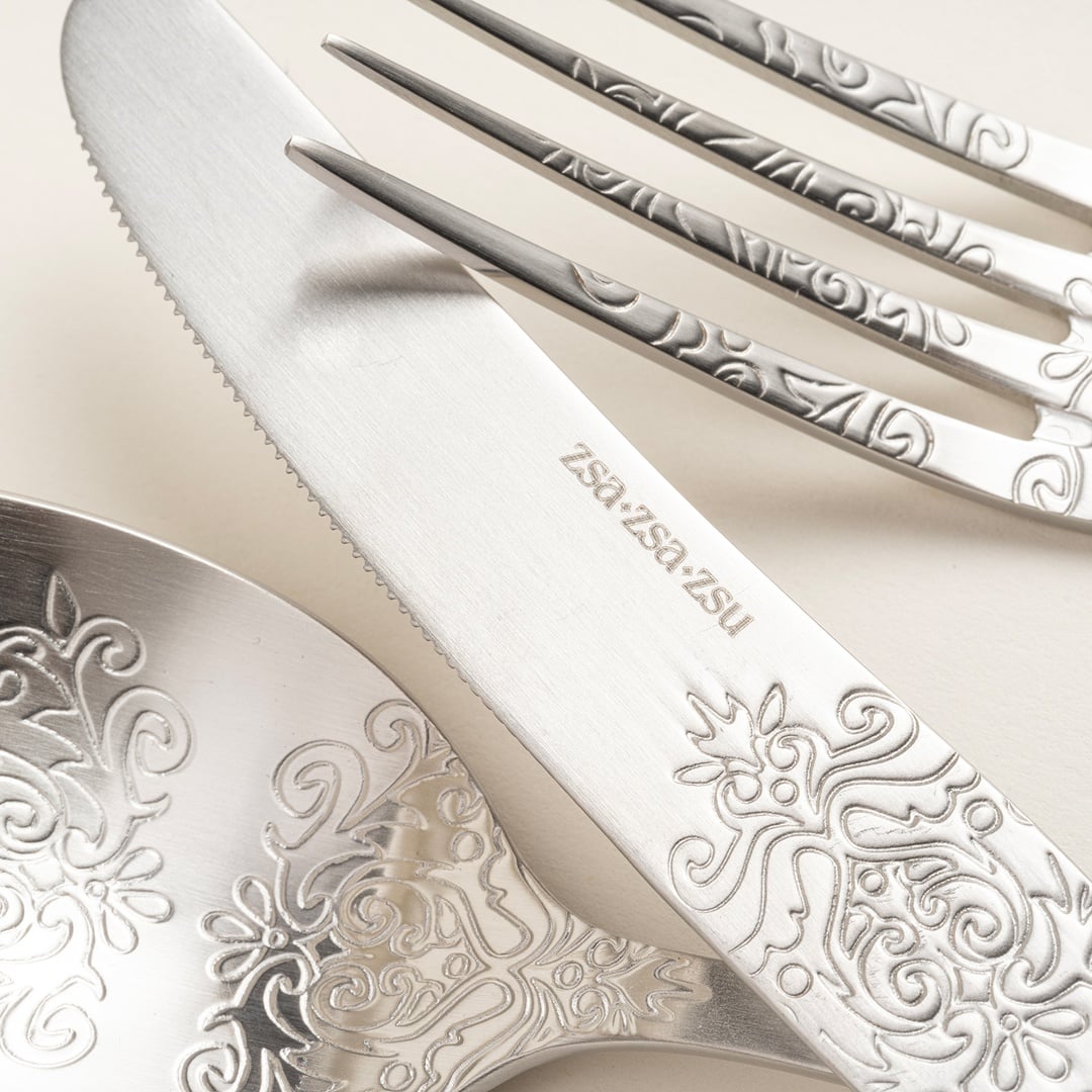 Dume Çelik Yemek Çatalı 3x23x0.3 Cm Mat Gümüş