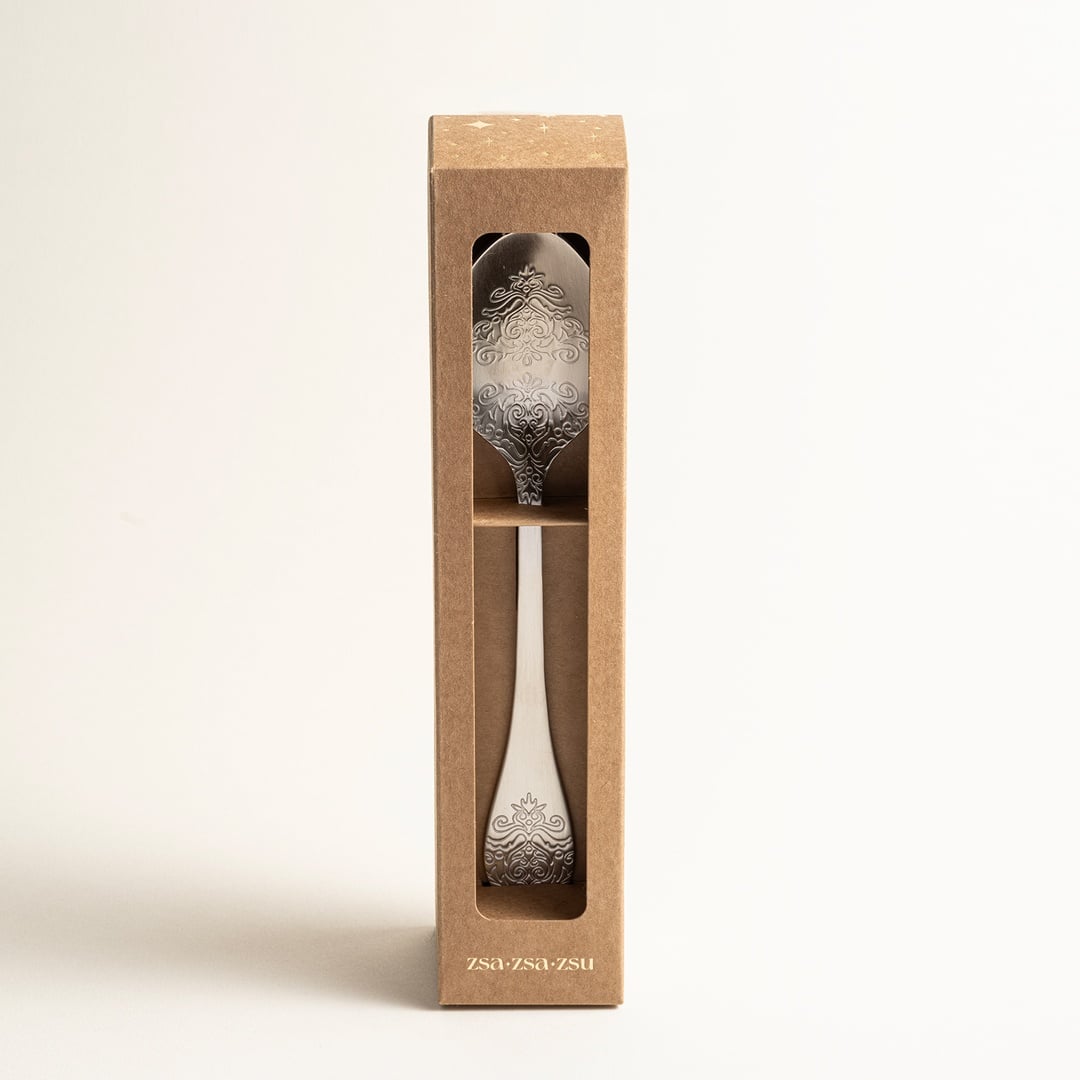 Dume Çelik Yemek Kaşığı 4x23x0.3 Cm Mat Gümüş