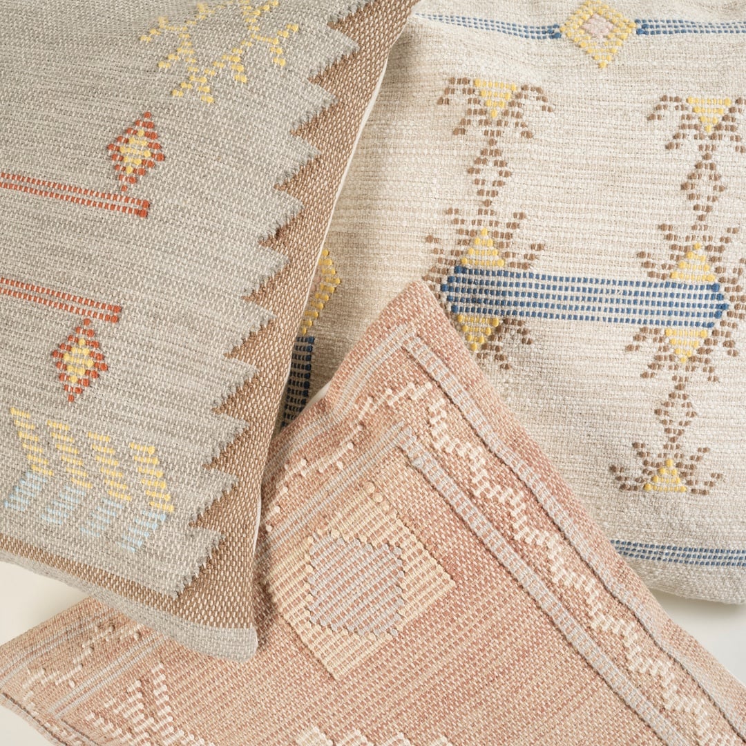 Jaıpur Pamuk Dolgulu Kırlent 50x50 Cm Gri