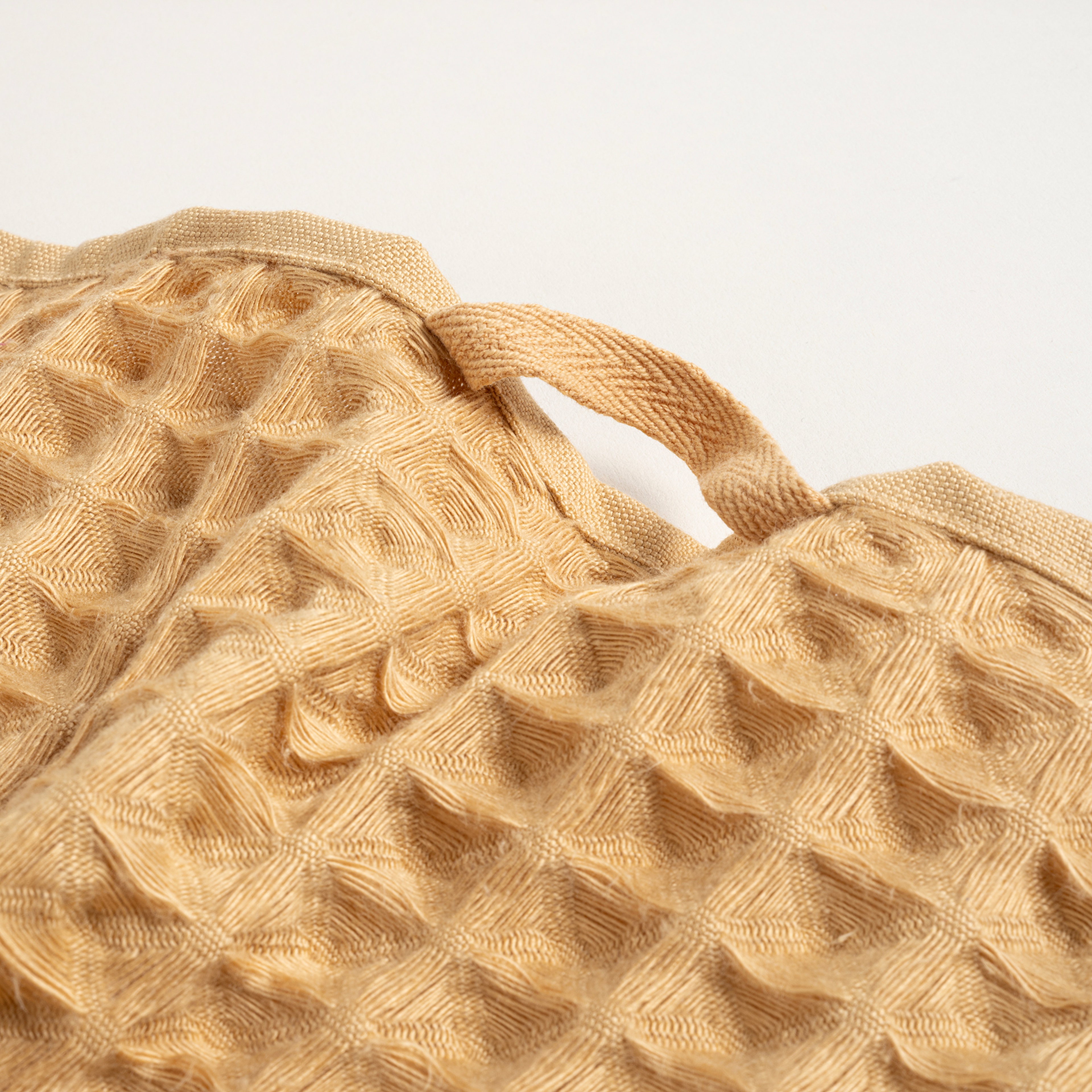 Solıd Waffle Pamuk Modal Pamuklu Yüz Havlusu 50x90 Cm Sarı